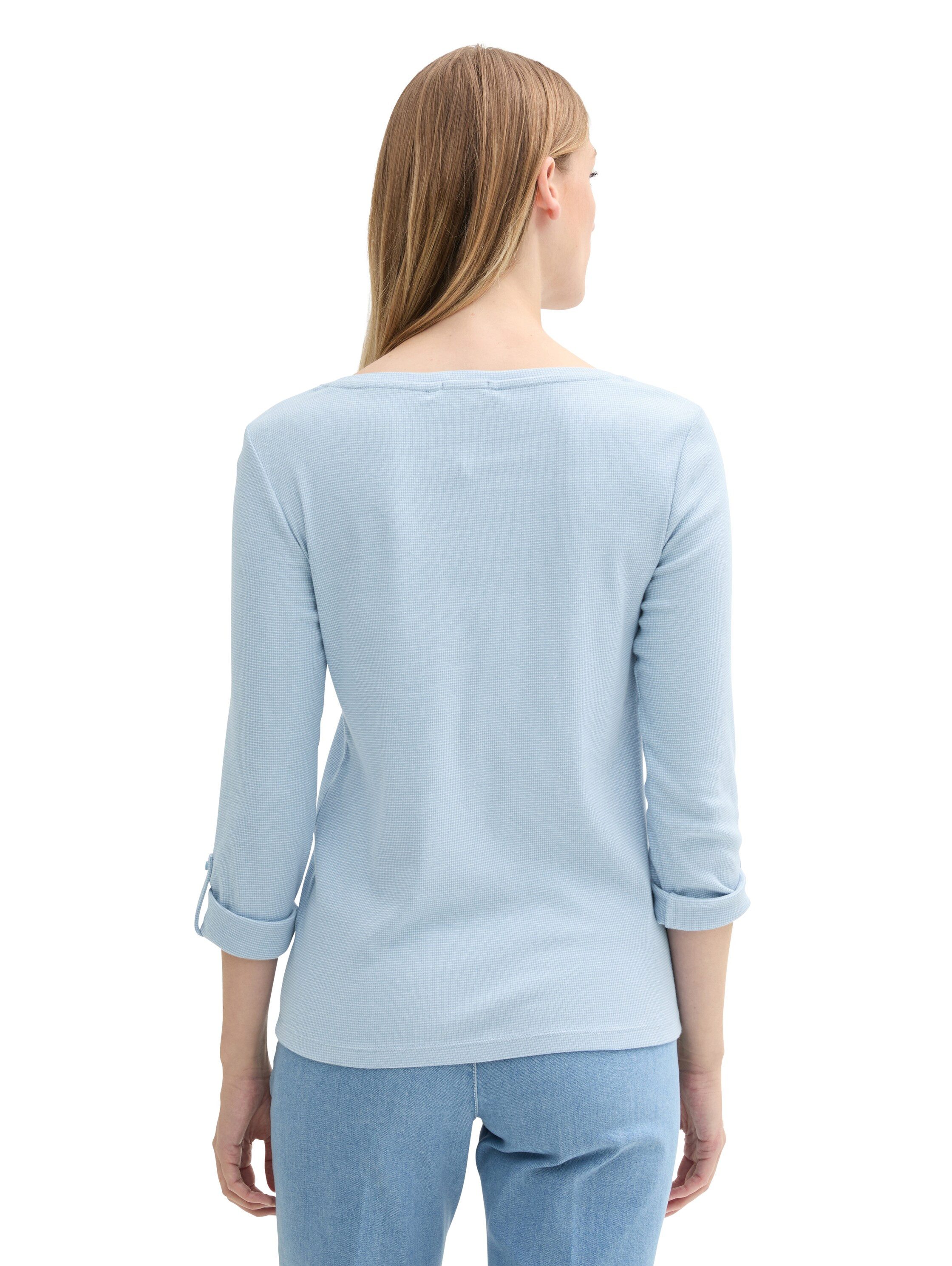 Tom Tailor Shirt met lange mouwen Tom Tailor Dames Henleyshirt