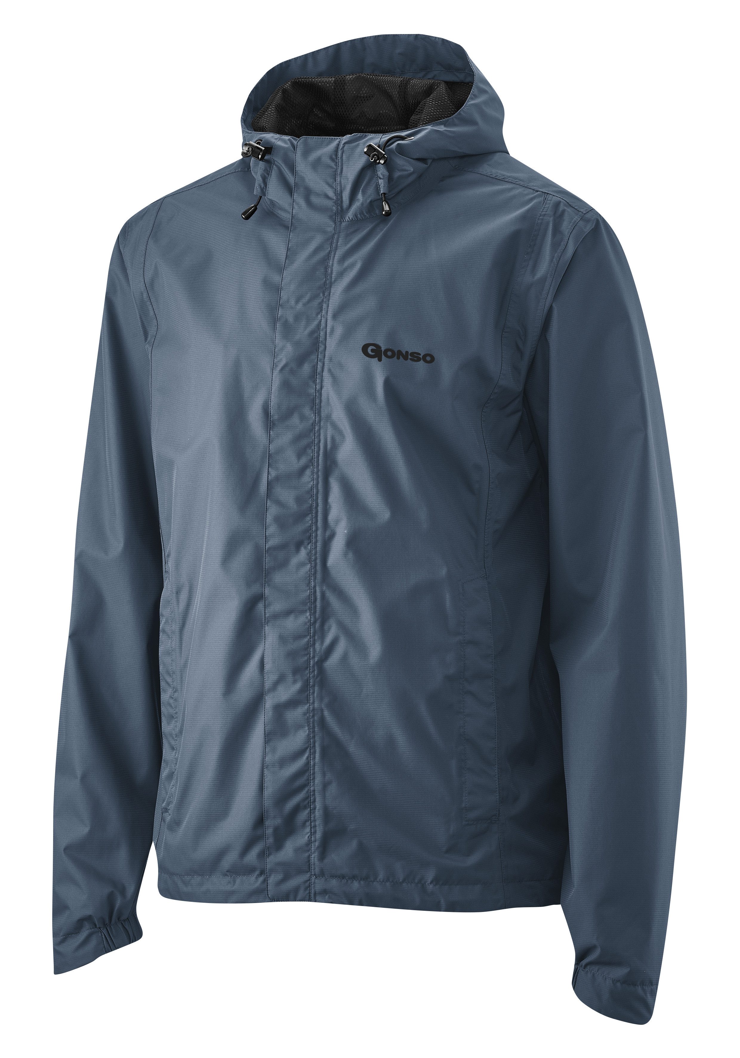 Gonso Fietsjack SAVE LIGHT Herenregenjack wind- en waterdicht, fietsjack met capuchon
