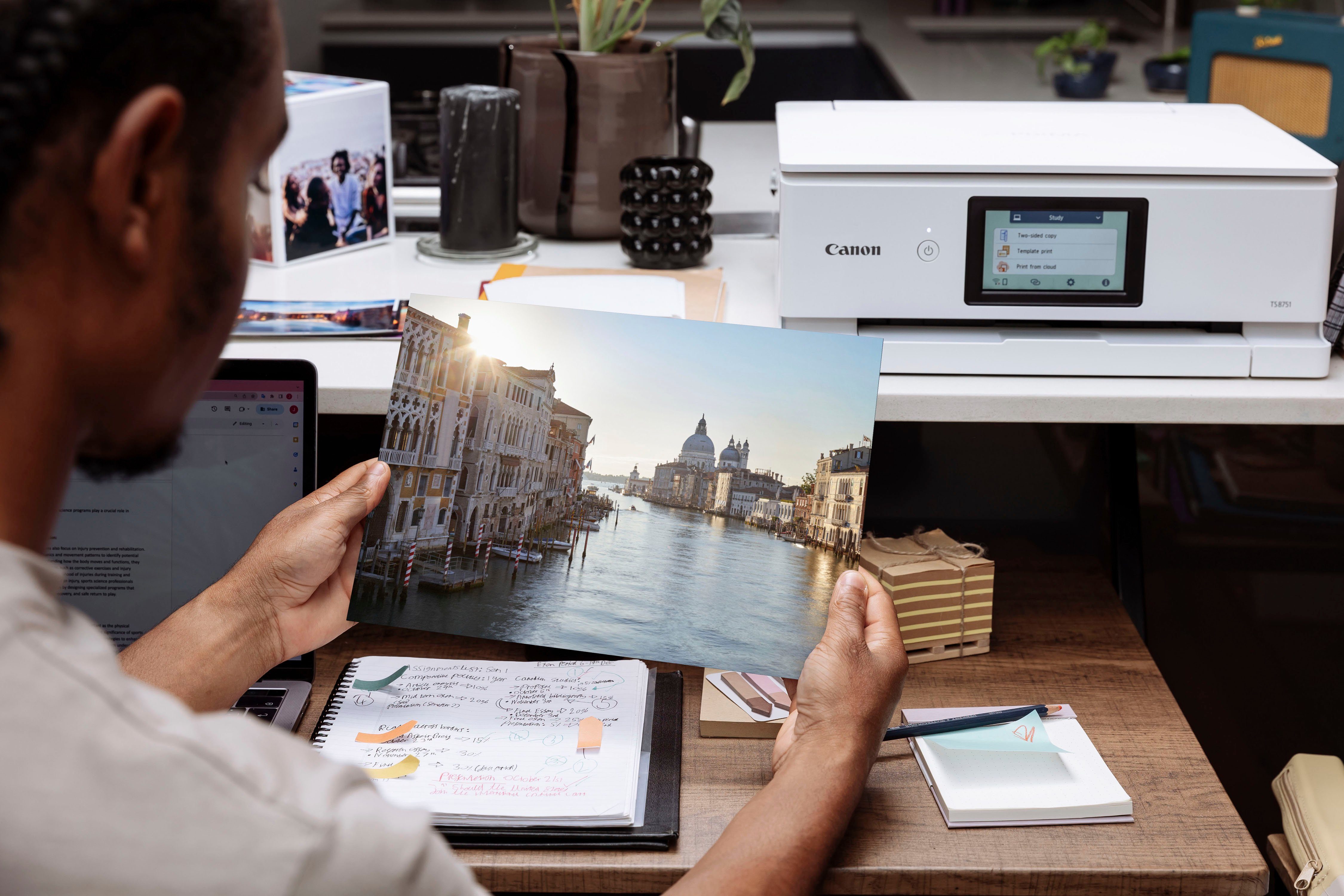 Canon All-in-oneprinter PIXMA TS8751 3-in-1 functie met 6-kleurensysteem