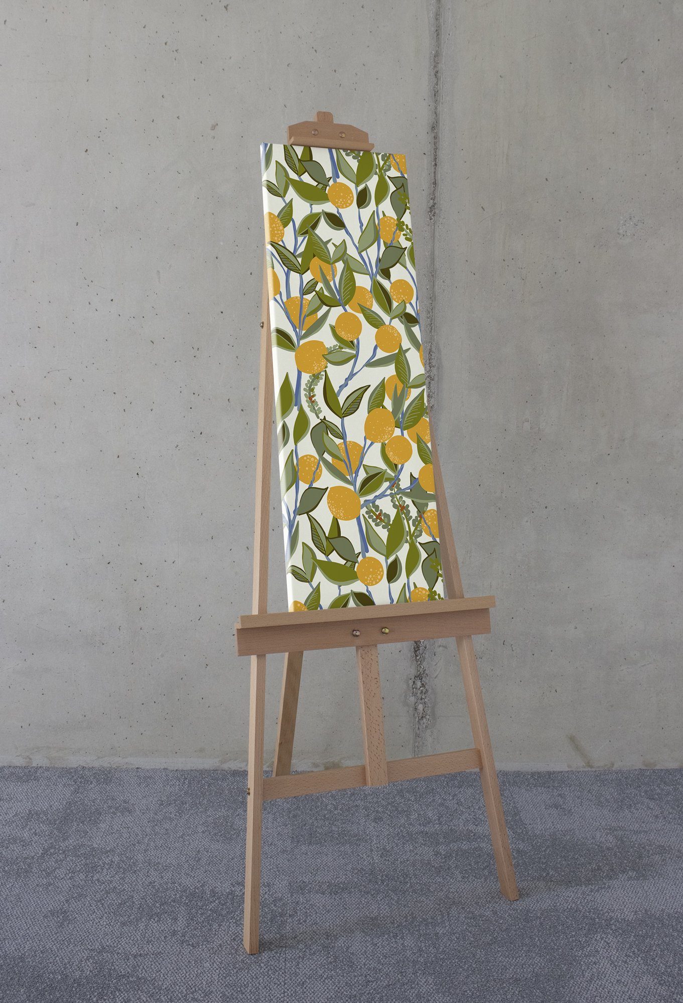 Komar Artprint op linnen Lemon Soda - Afmeting 30 x 90 cm (1 stuk)