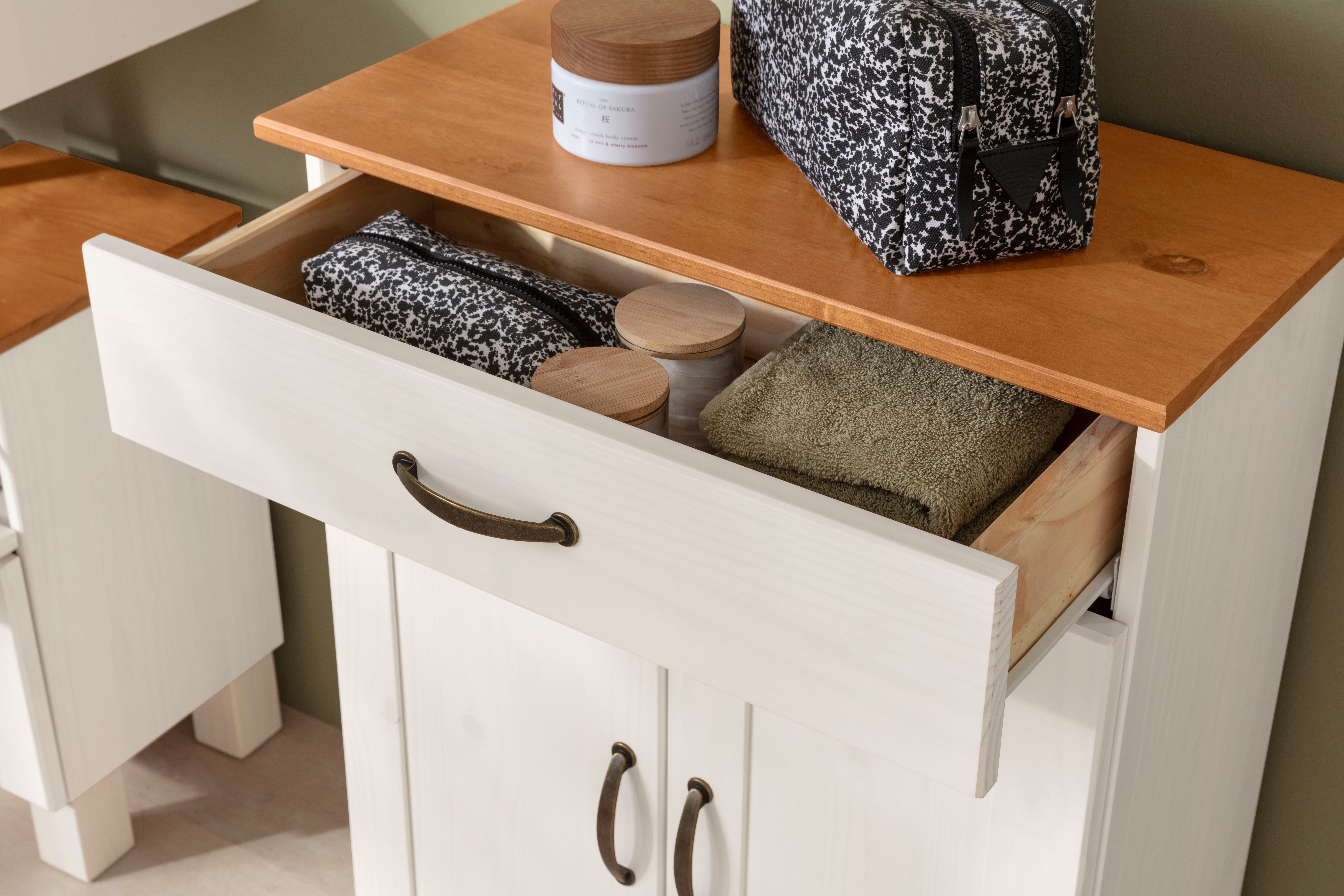 Home affaire Onderkast Rodby Massief, FSC®-gecertificeerd hout, breedte 60 cm, hoogte 80 cm
