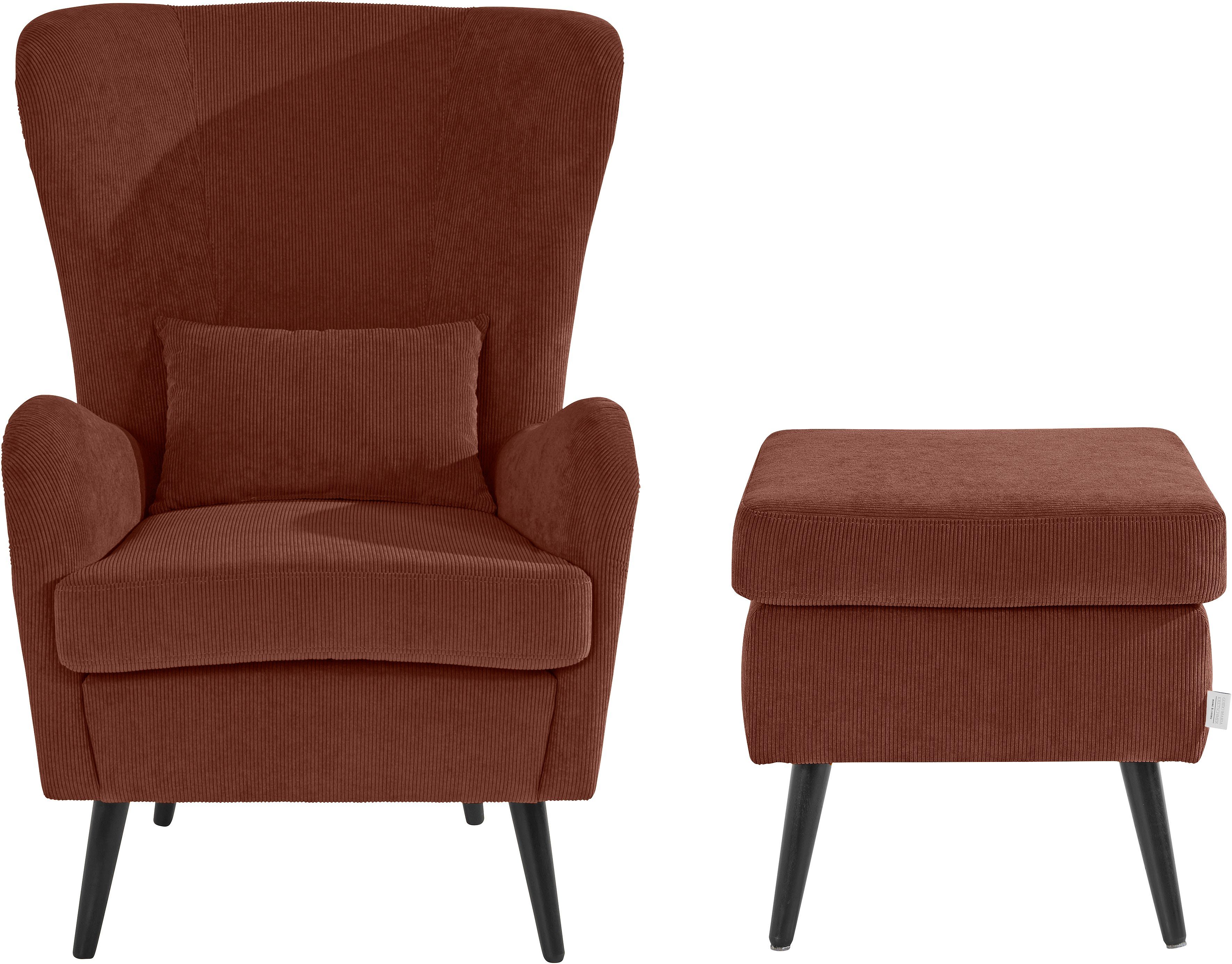 Home affaire Hocker Salla Overtrekstof ook in luxe-microvezel in imitatiebont-look