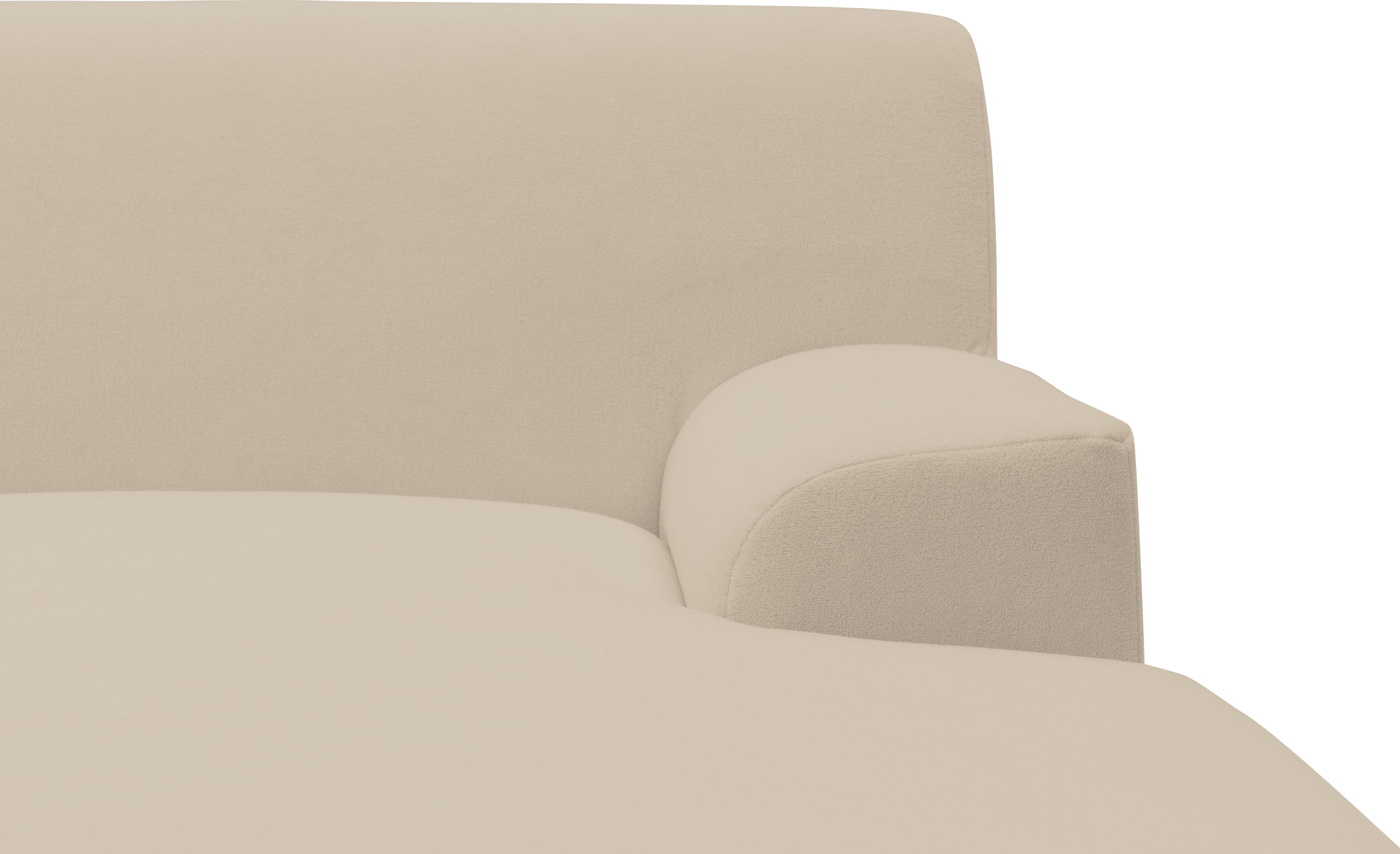 INOSIGN Hoekbank Turah 2, L-vorm, in Cord en waterafstotende microvezel, Vering B/D/H: 241/146/79 cm, incl. sierkussen, optioneel met bedfunctie