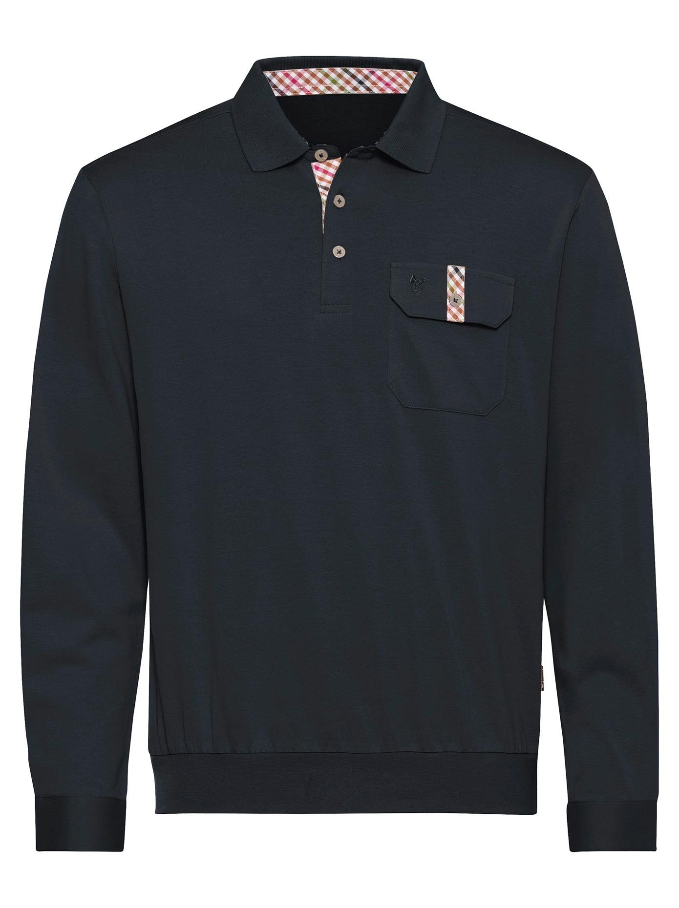 Hajo Poloshirt met lange mouwen (1-delig)