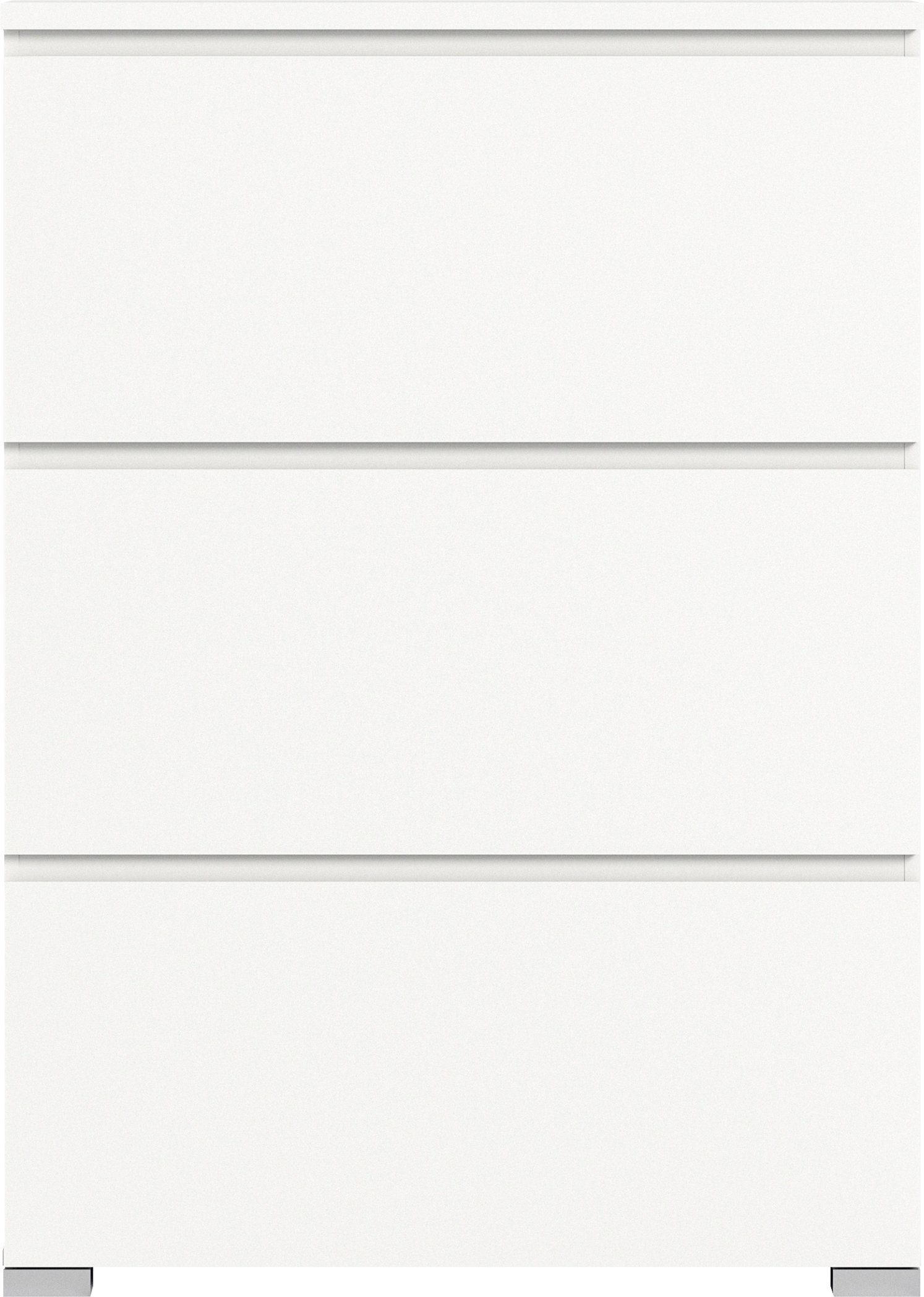 INOSIGN Schoenenkast Skoskap, Diepte 18 cm, 3 Deurtjes met schoenrol, plaats voor 12 paar schoenen