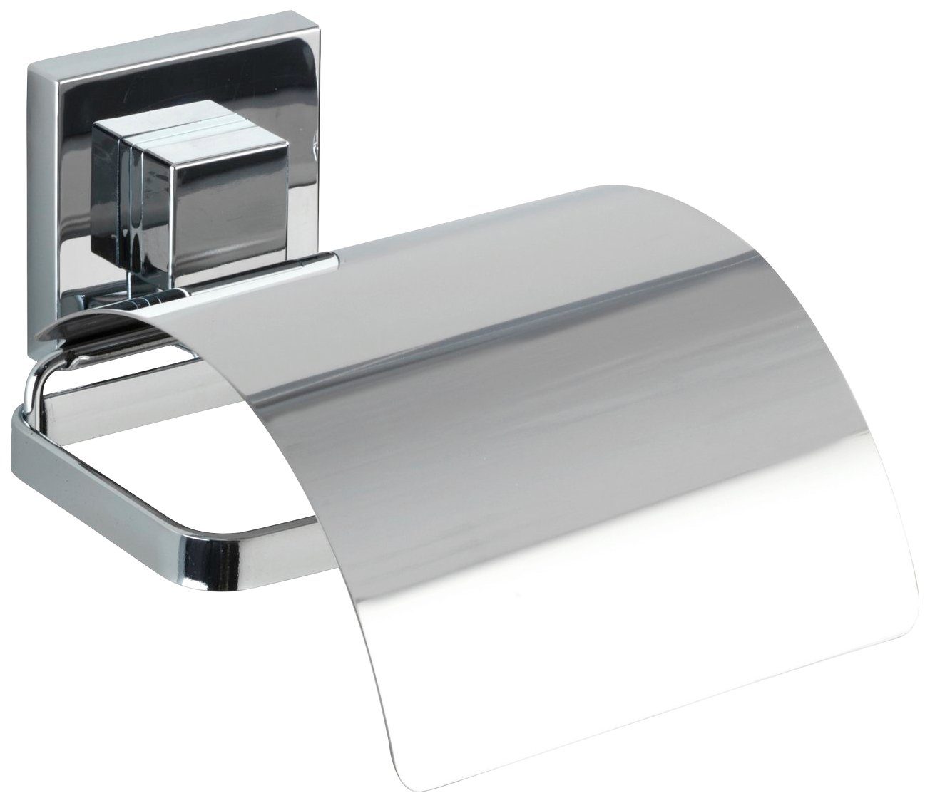 WENKO Set badkameraccessoires Vacuum-Loc Quadro Toiletset, toiletrolhouder (set, 2-delig)