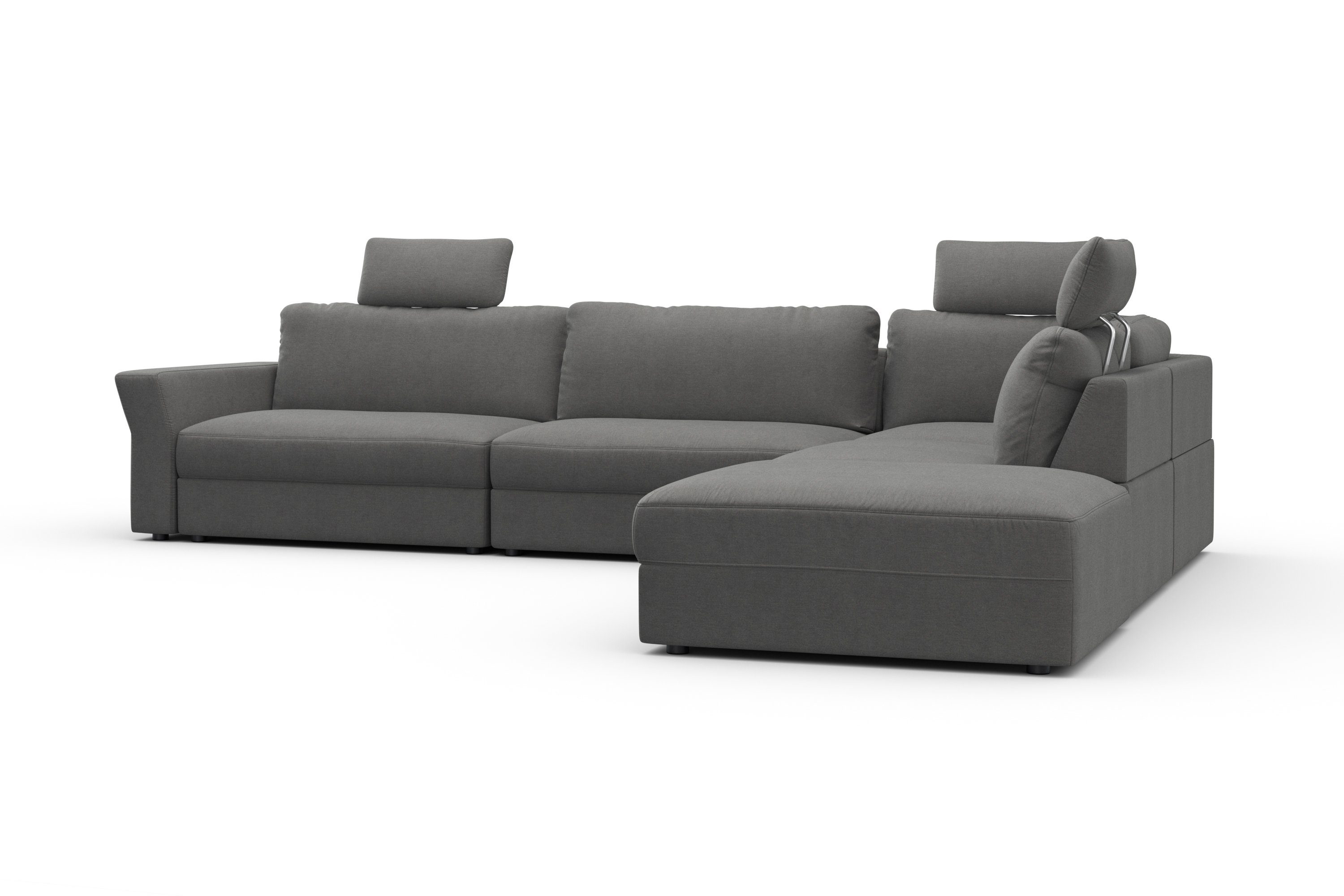 sit&more Hoekbank Cadabra L-vorm Breedte 356 cm, met zitdiepteverstelling