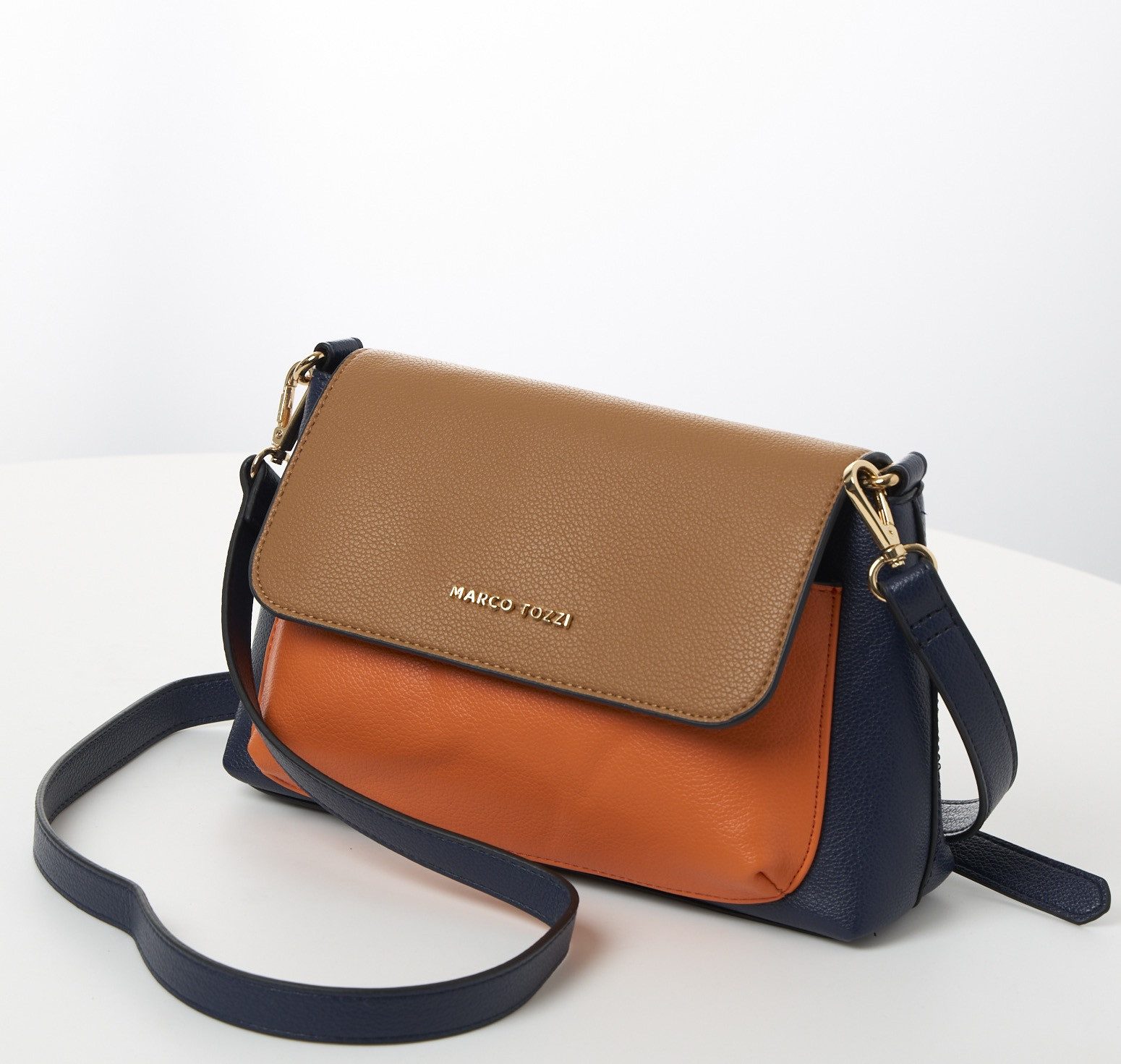 Marco Tozzi Schoudertas Dames schoudertas, mini bag met opgestikte voorkant