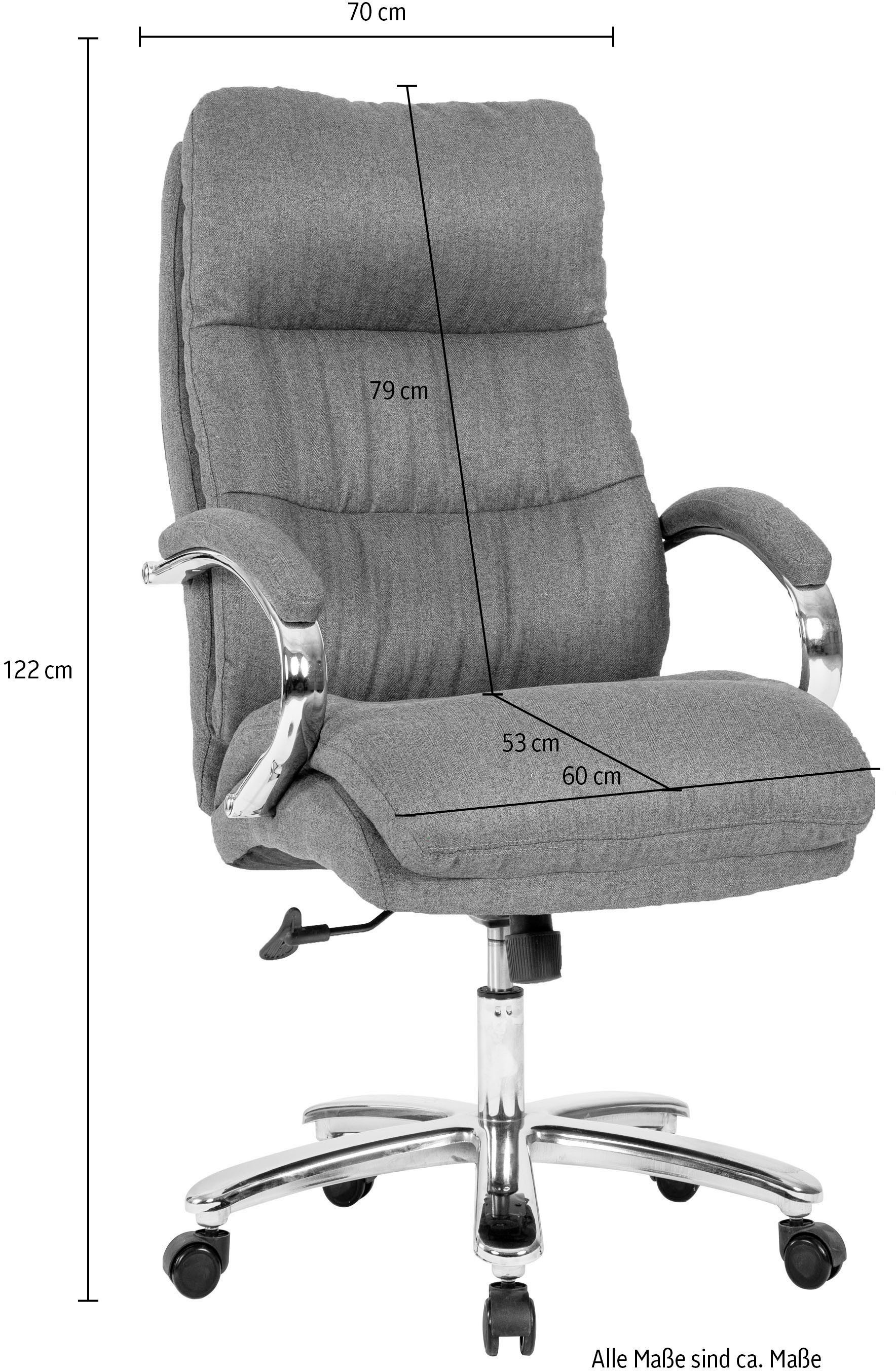 Duo Collection Bureaustoel Bureau stoel Federico 180 kg Federkern, tot 180kg, robuust (1 stuk)