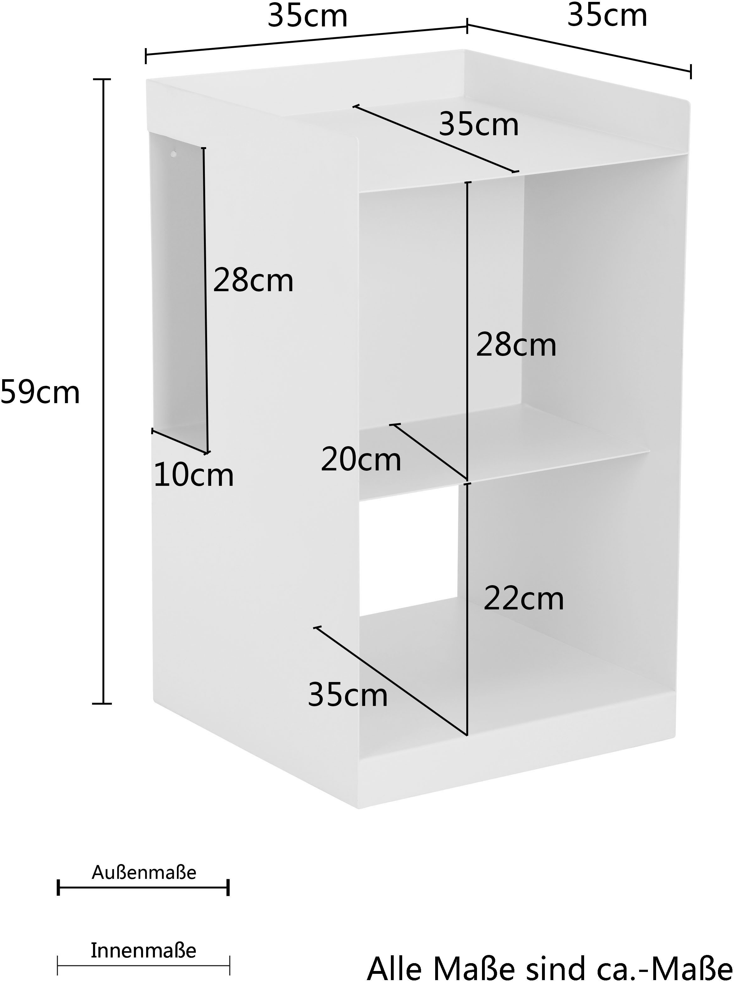 LeGer Home by Lena Gercke Bijzettafel Nerida poedercoated metaal, breedte 35 cm