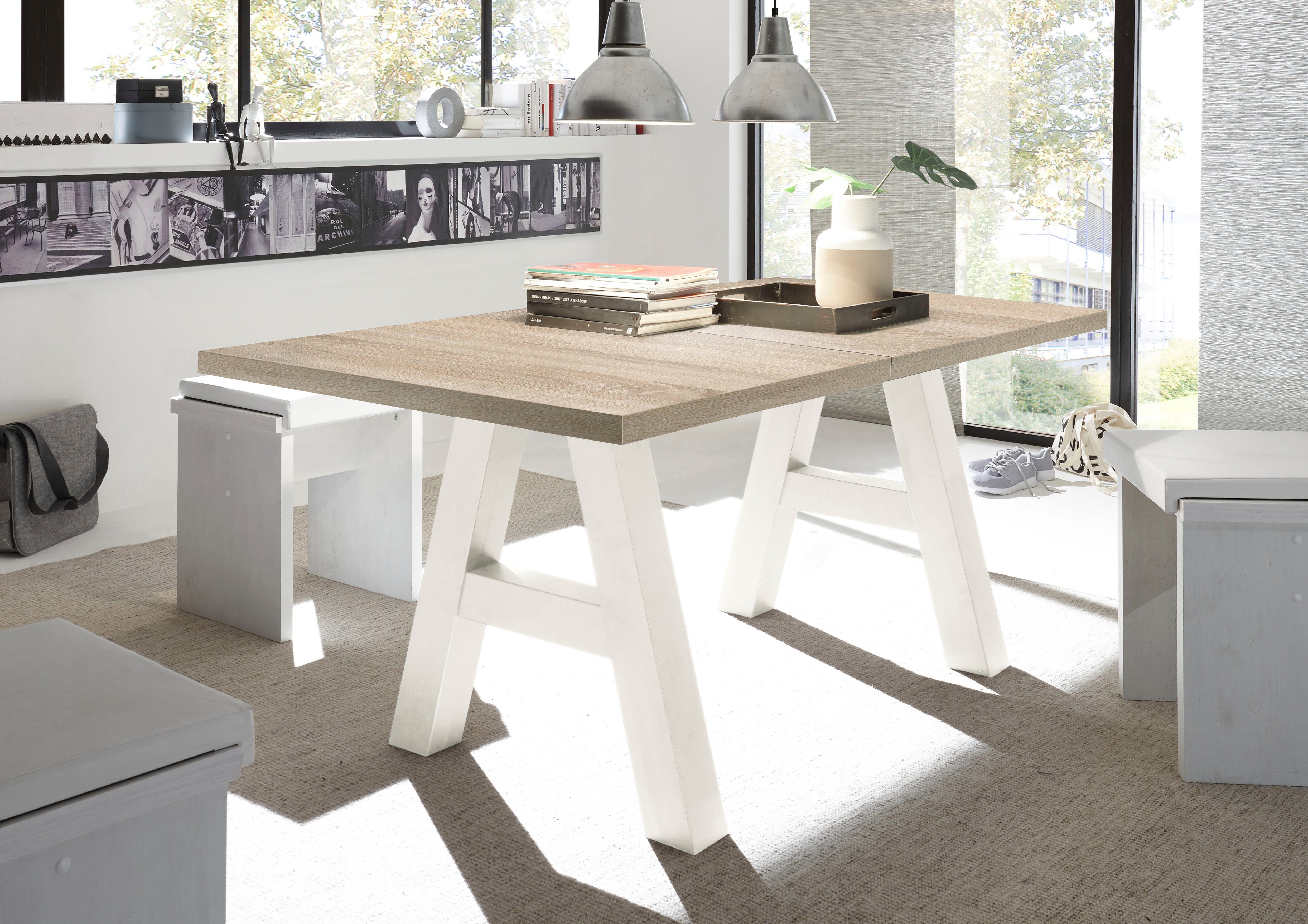 Mäusbacher Eettafel Mister TOPSELLER! met lade (160-210 cm), frame in a-model