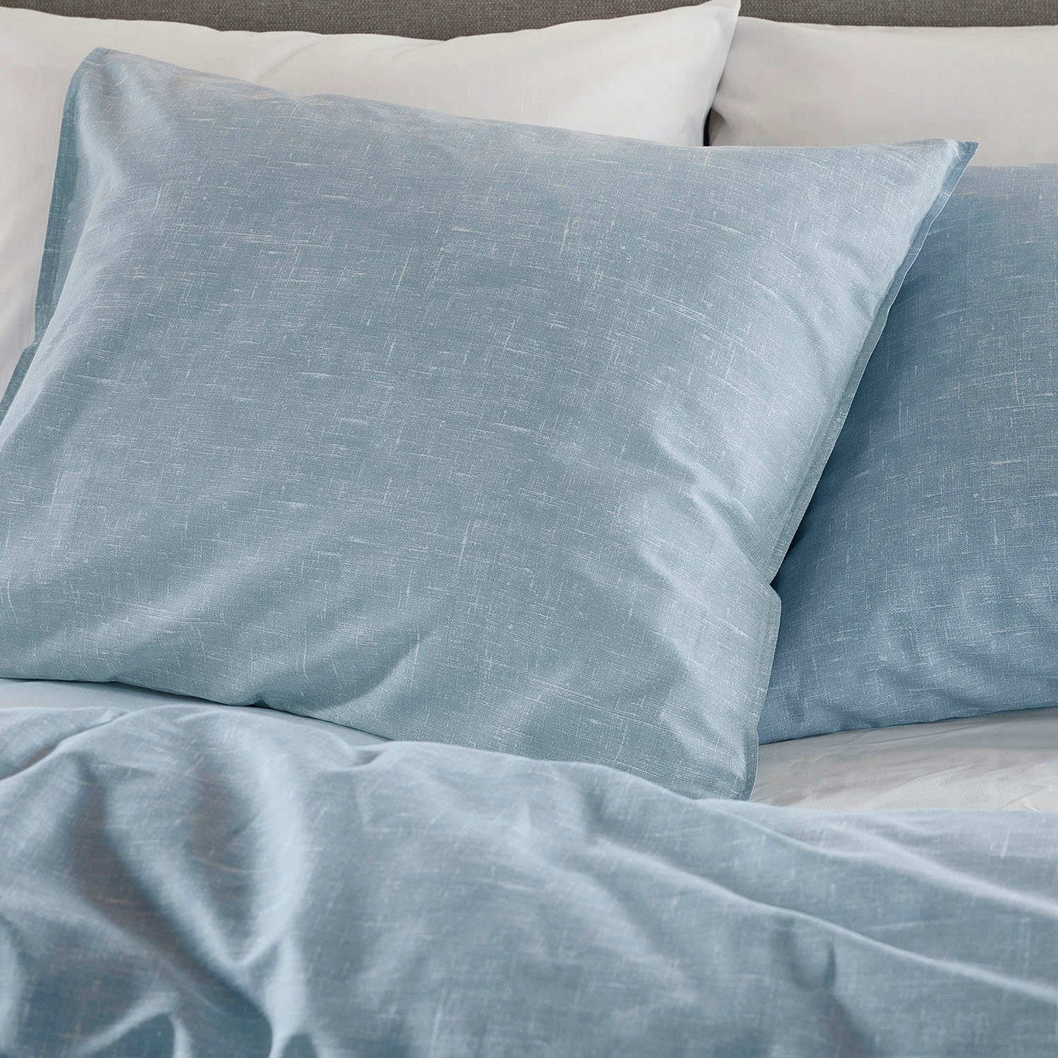 damai Beddengoed Ebba met structuur-effect in elegante kleuren, 100% katoen, met rits