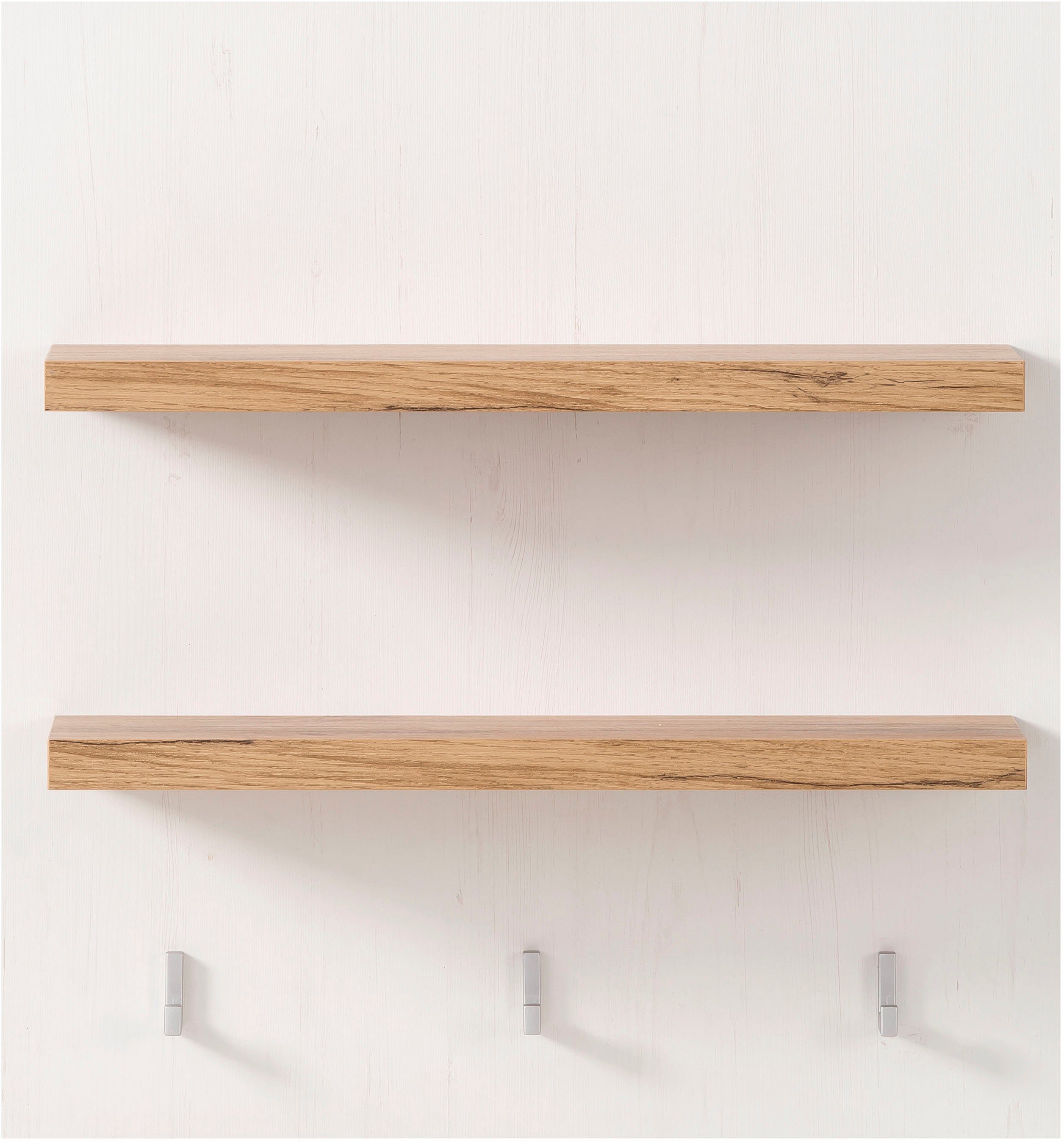 Kochstation Wandplank KS-Westminster met 2 legplanken, 3 haken, breedte 60 cm, exclusief by otto