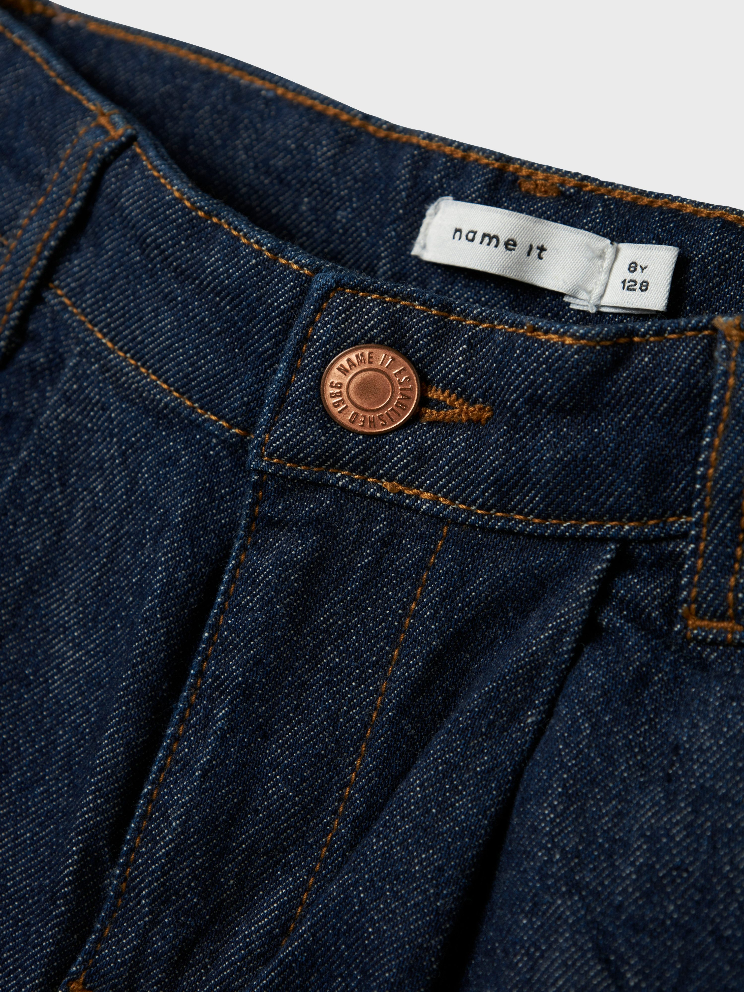 Name It Relax fit jeans NKFBELLA HW W PLEAT JEANS 3020-AZ L NOOS