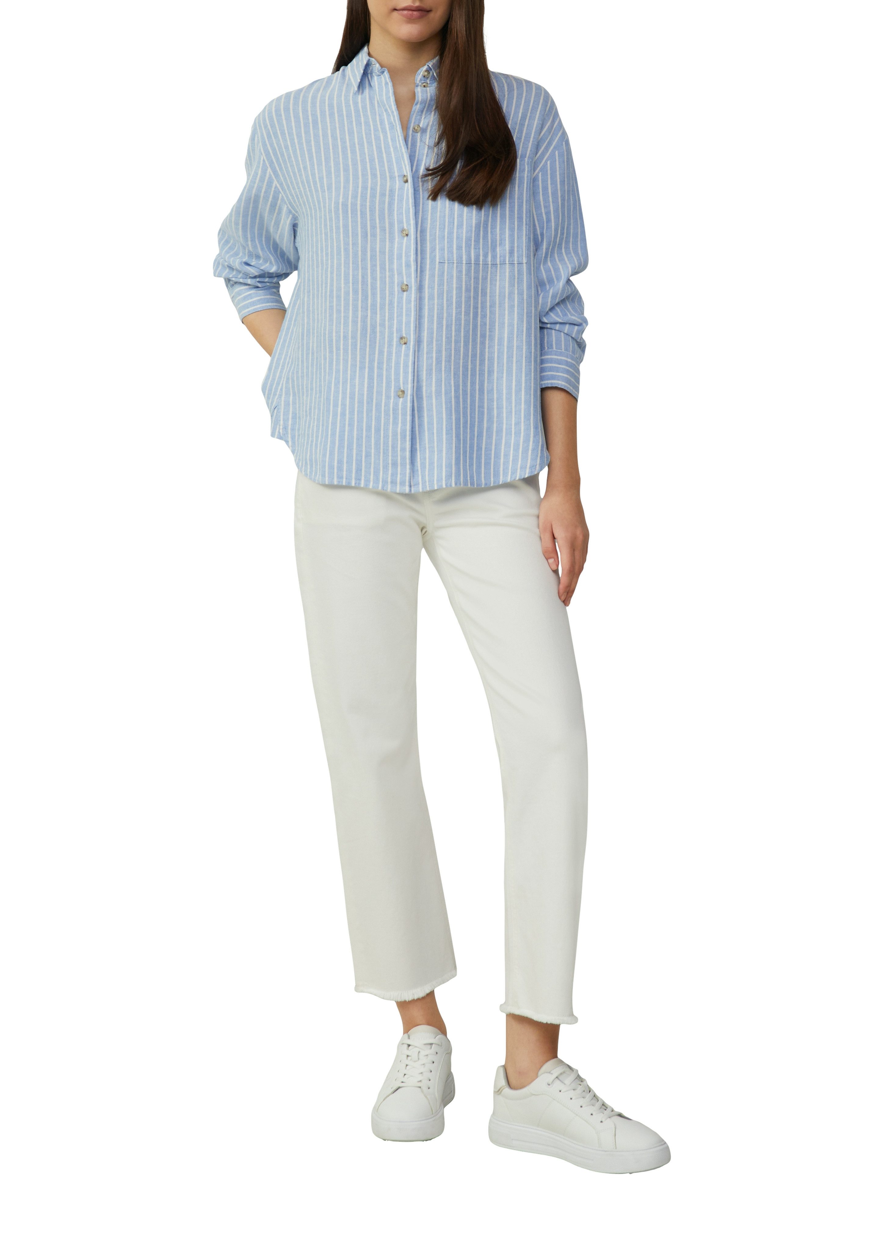 s.Oliver Blouse met lange mouwen met streepmotief
