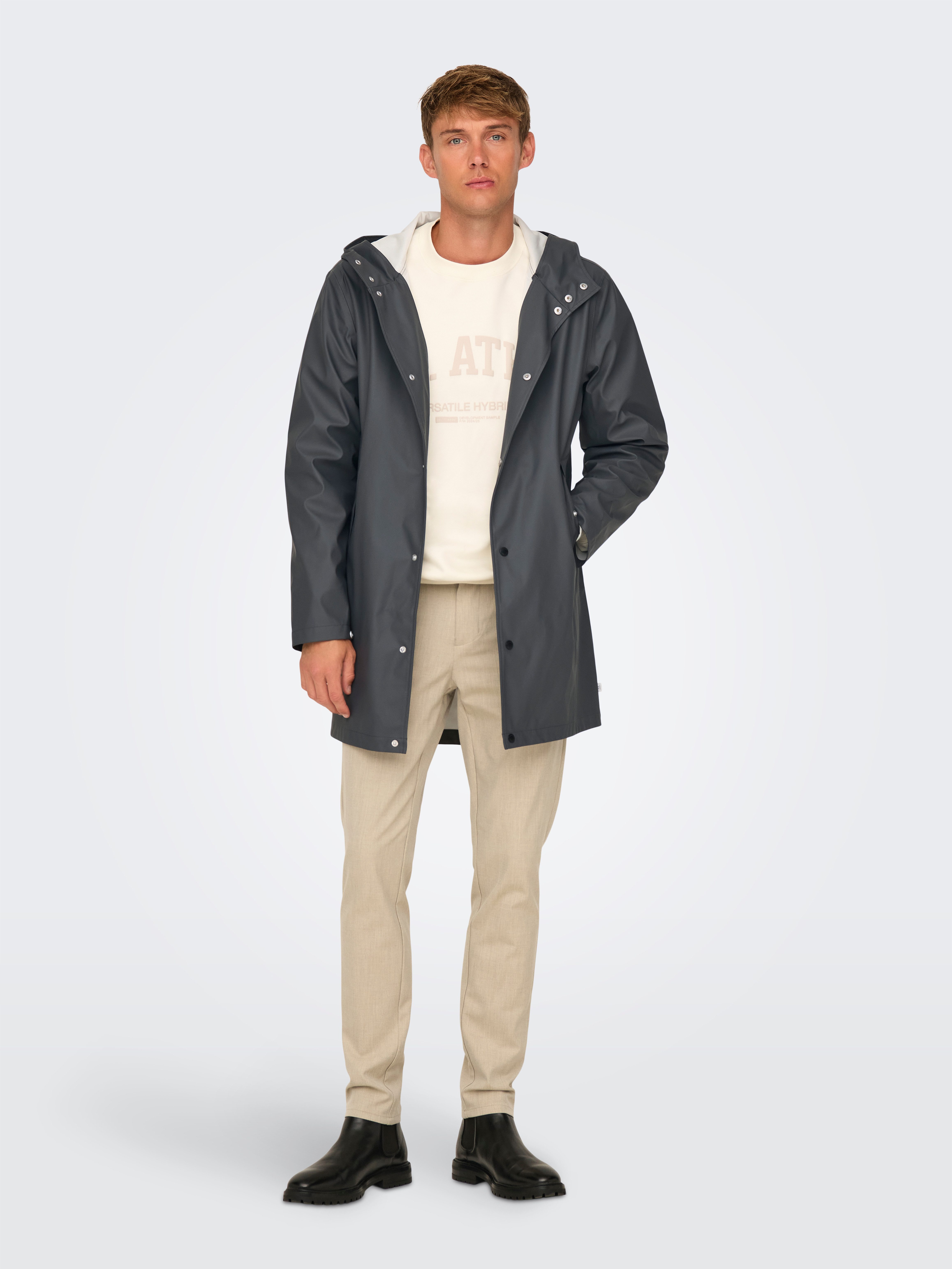 ONLY & SONS Regenjas ONSLUCA RAIN COAT OTW