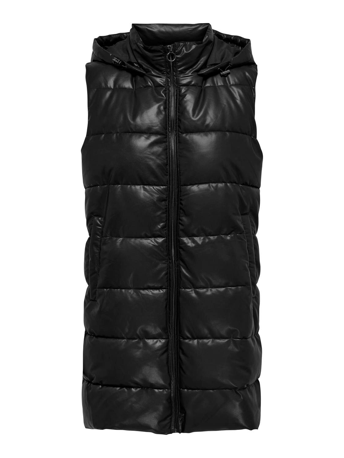 Only Bodywarmer ONLNEWANJA FAUX LEATHER WAISTCOAT CC OTW