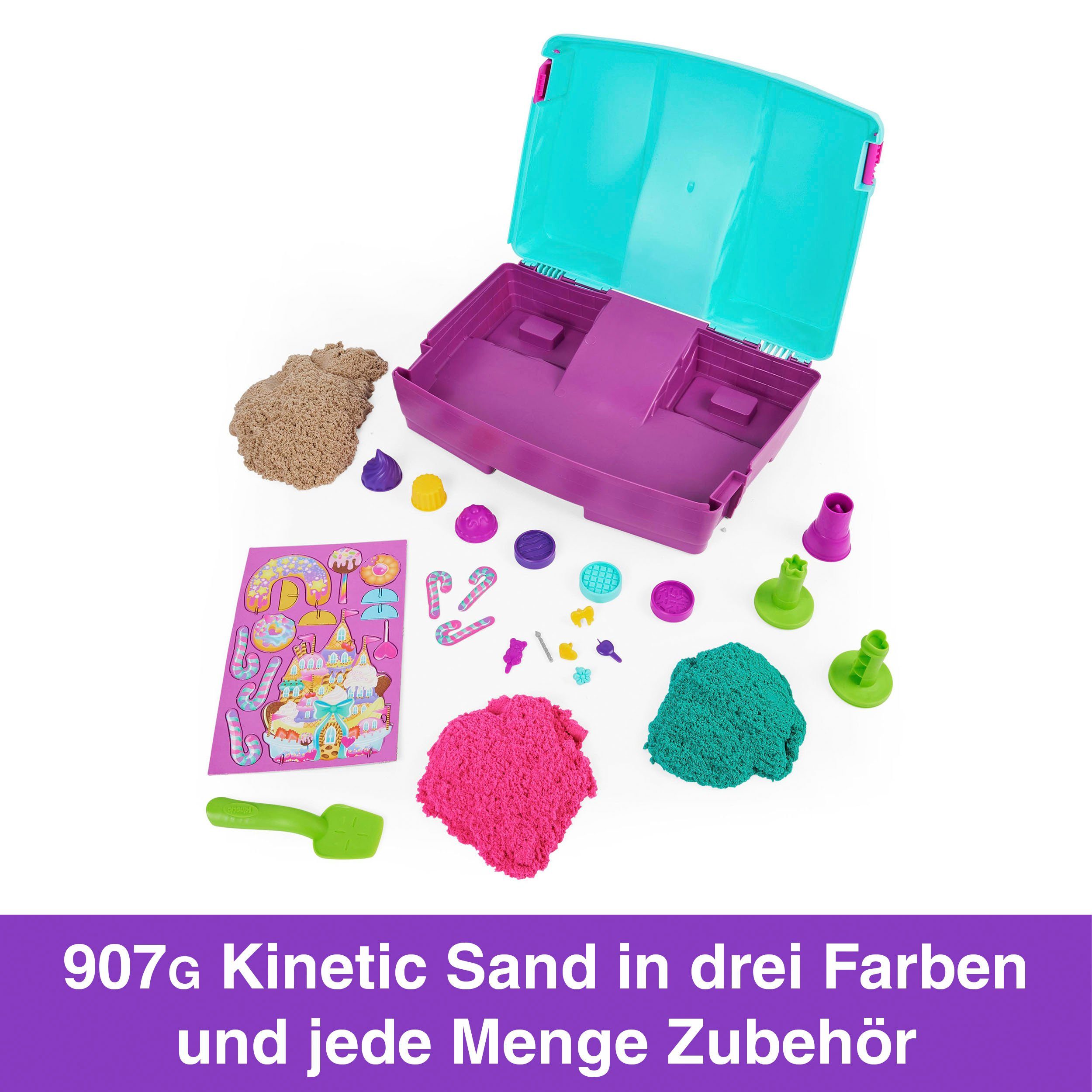 Spin Master Knutselset Kinetic Sand - Sandyland Koffer (907 g)