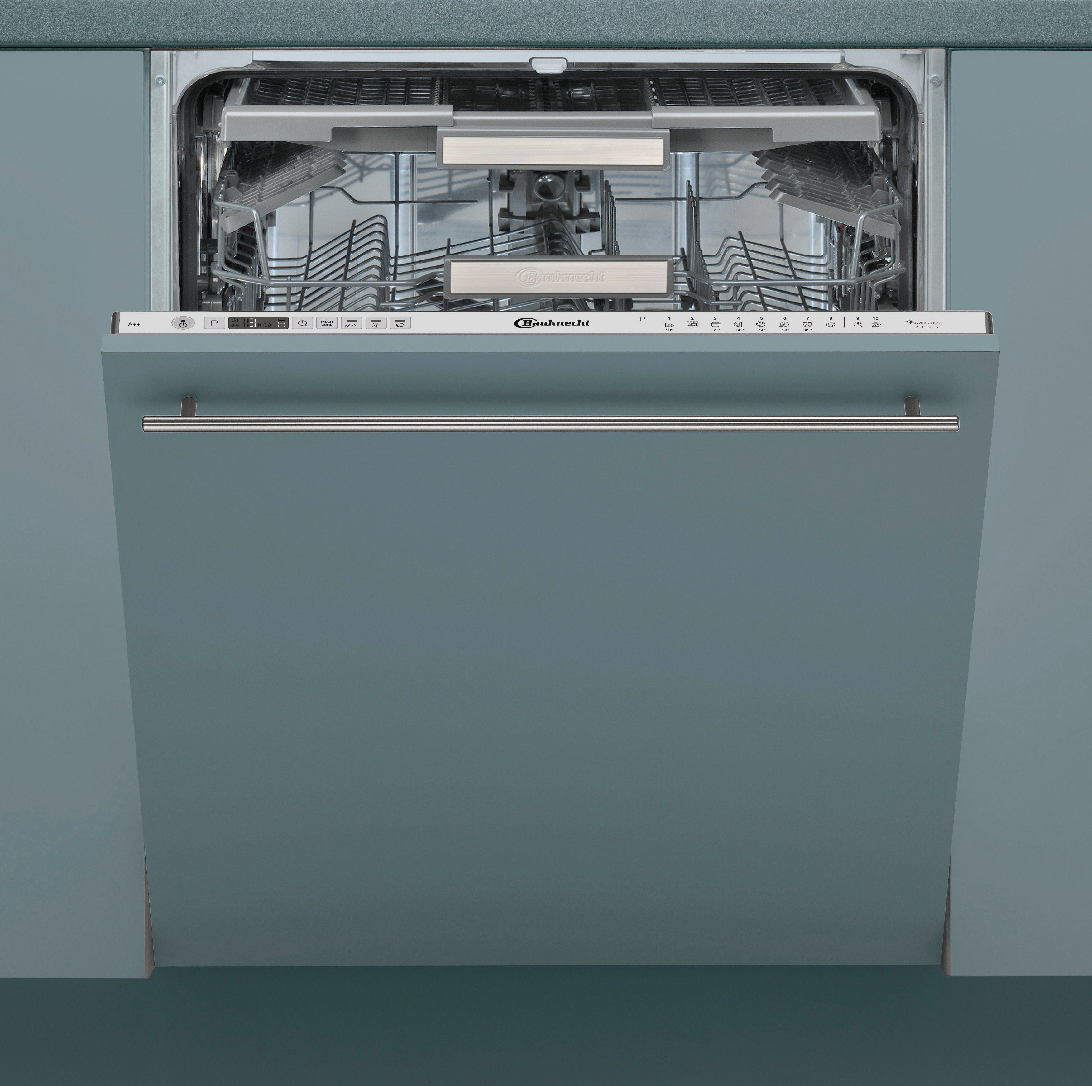 BAUKNECHT Volledig geïntegreerde vaatwasser OBIO POWERCLEAN 6330, 82 cm x 59,8 cm