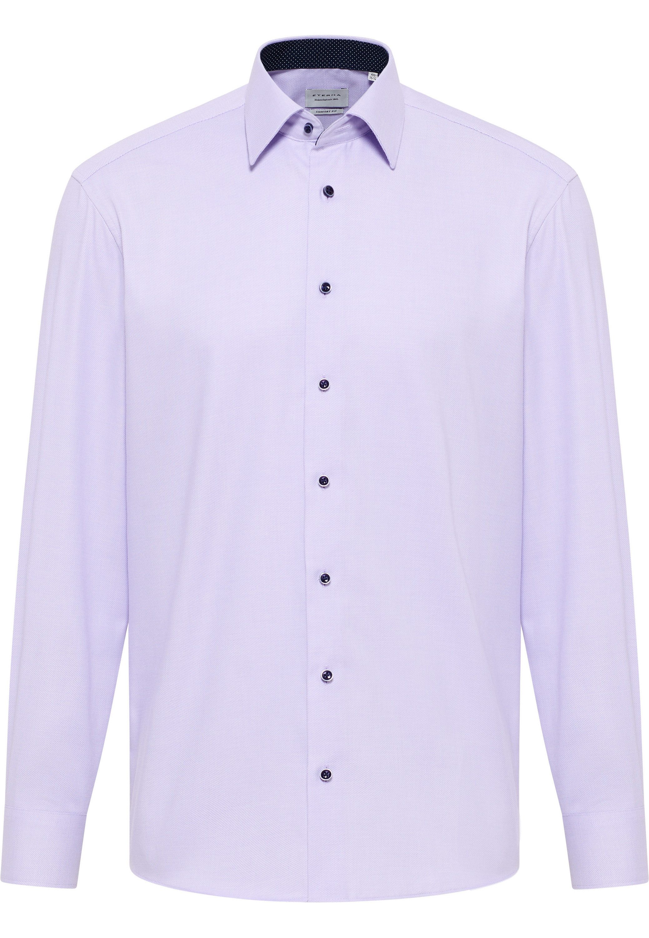 Eterna Overhemd met lange mouwen Comfort fit NON IRON (strijkvrij)