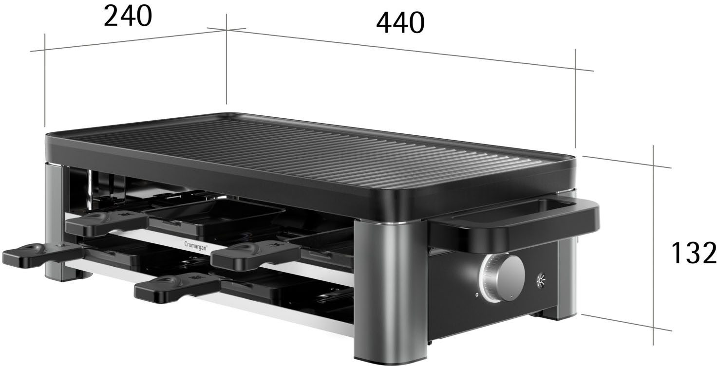 WMF Raclette Master, indirecte LED-verlichting, keramische coating