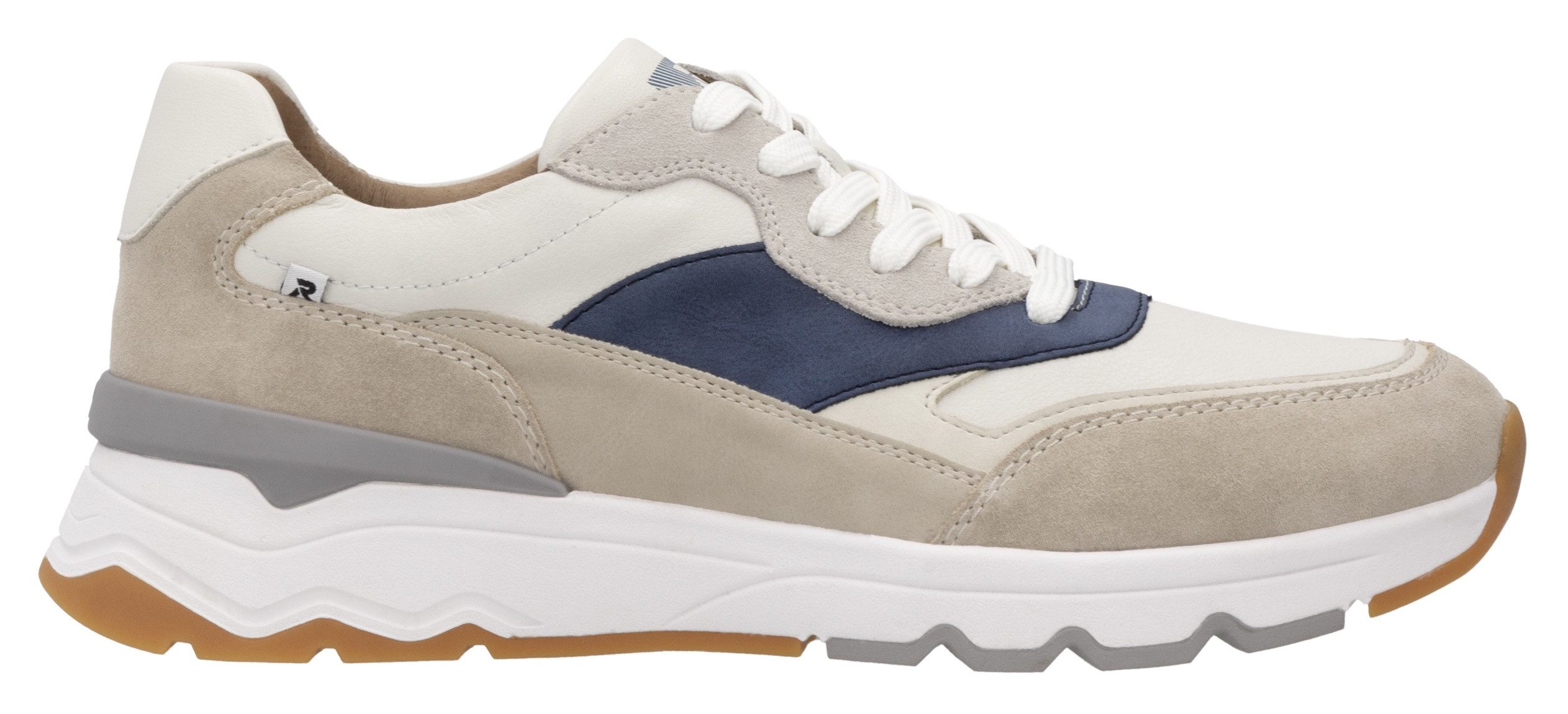 RIEKER Sport Sneakers veterschoen, lage schoen, vrijetijdsschoen met schachtversteviging