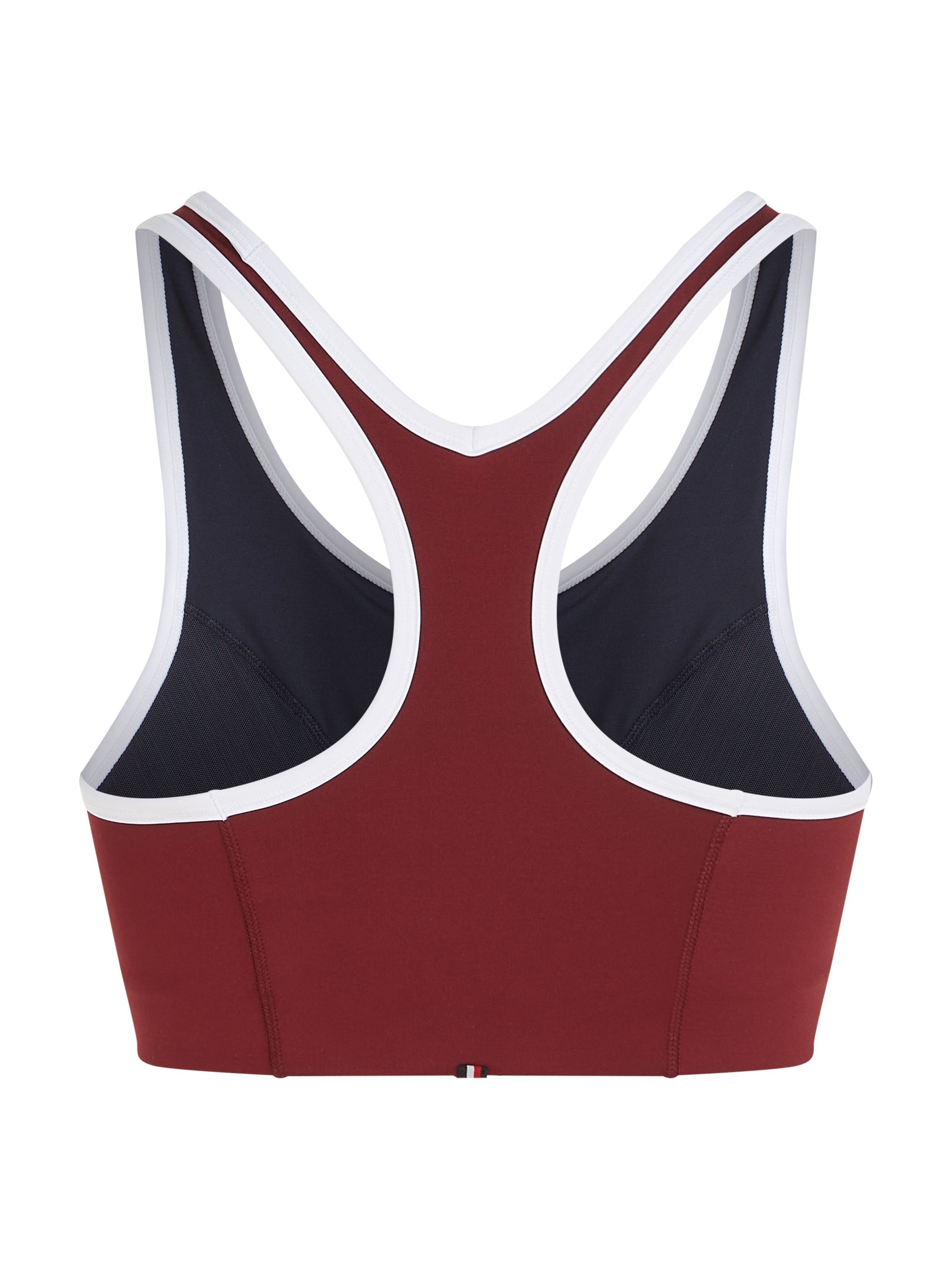 TOMMY SPORT Sportbustier ESSENTIALS MINI CORP MID INT BRA met bandjes voor gemiddelde ondersteuning, racerback