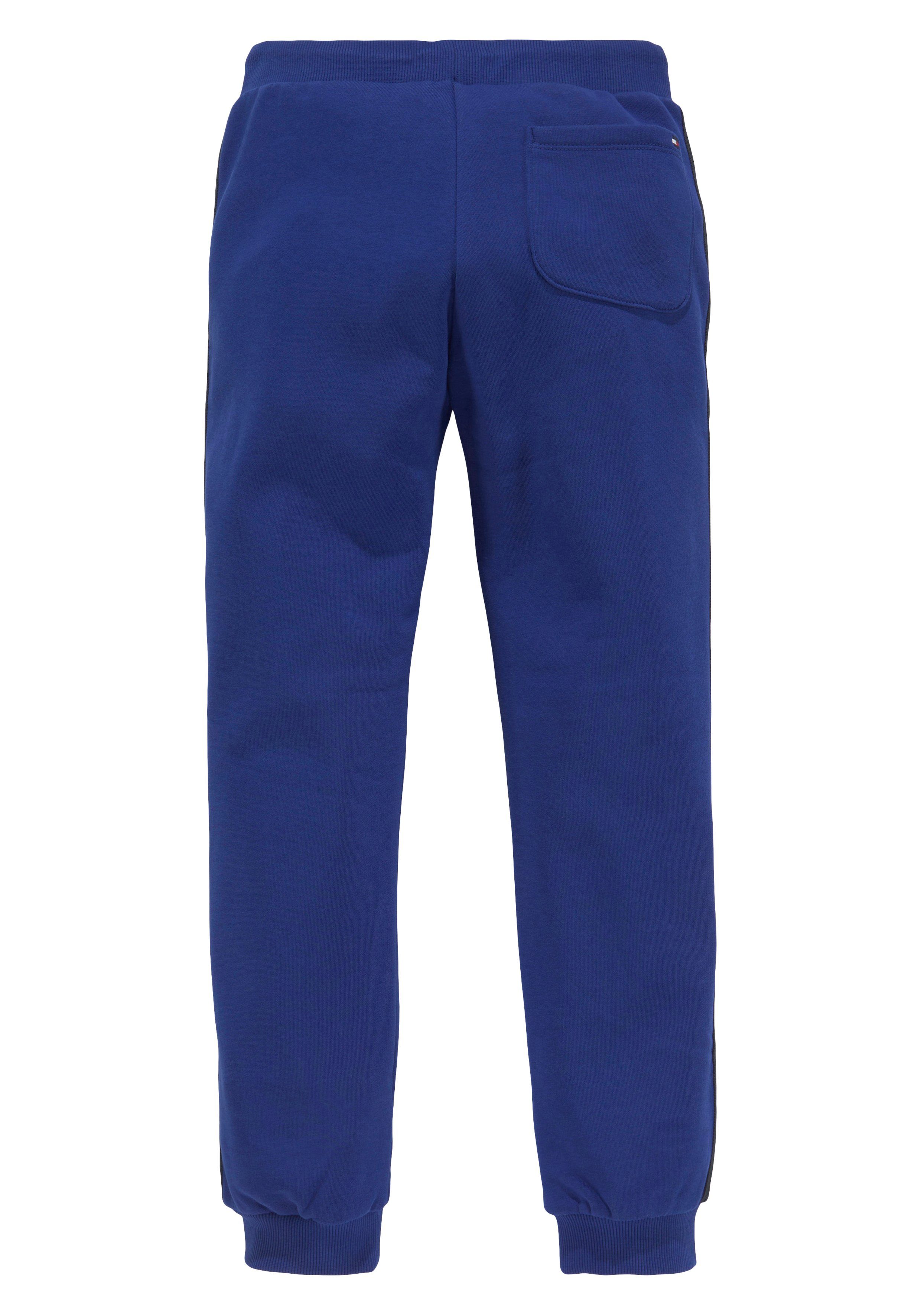 Tommy Hilfiger Sweatbroek GLOBAL STRIPES SWEATPANTS met colorblocking strepen aan de zijnaad