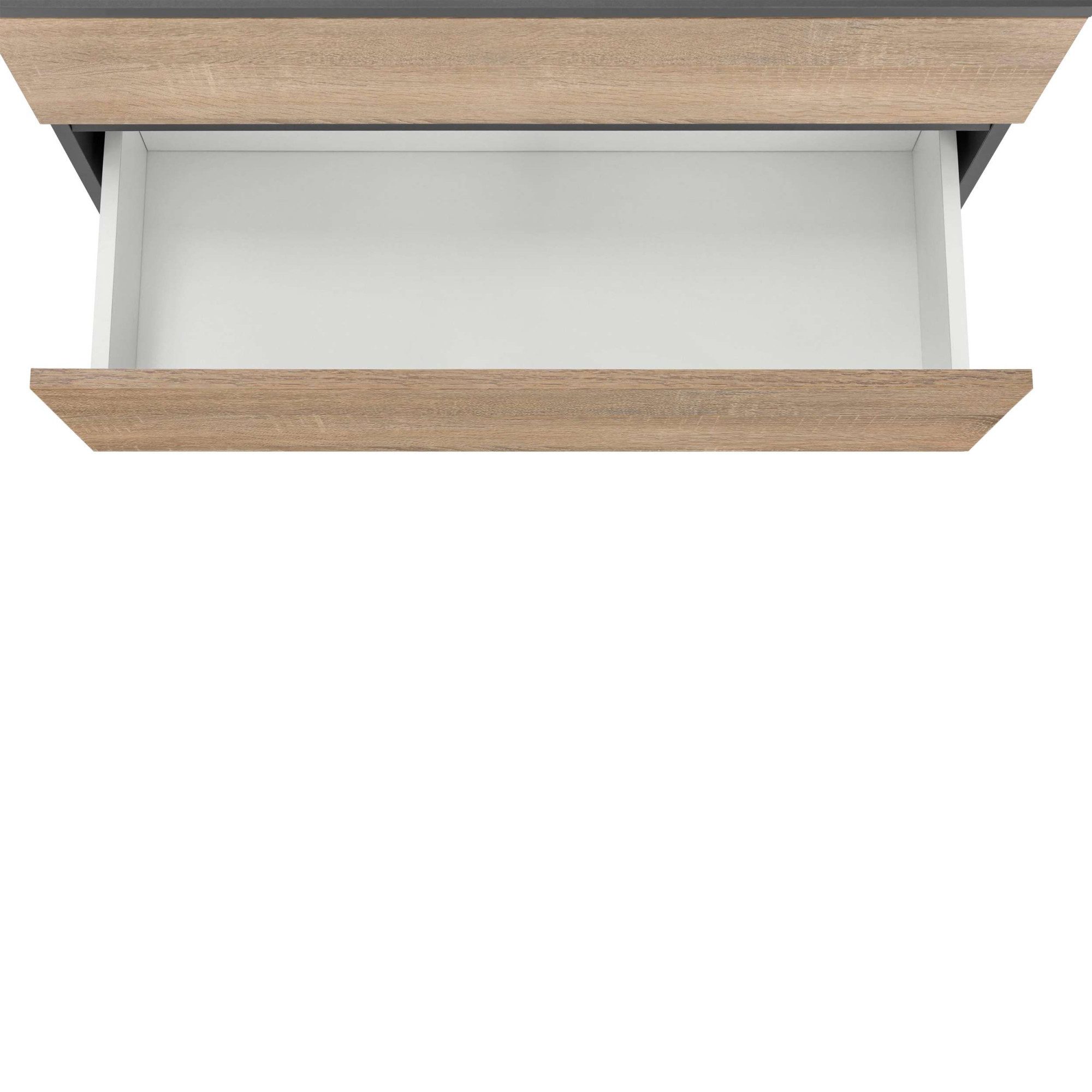Home affaire Badmeubelset Wisla Spiegelschrank, WBU met sifonaansluiting en push-to-open, breedte 80 cm (set, 2 stuks)