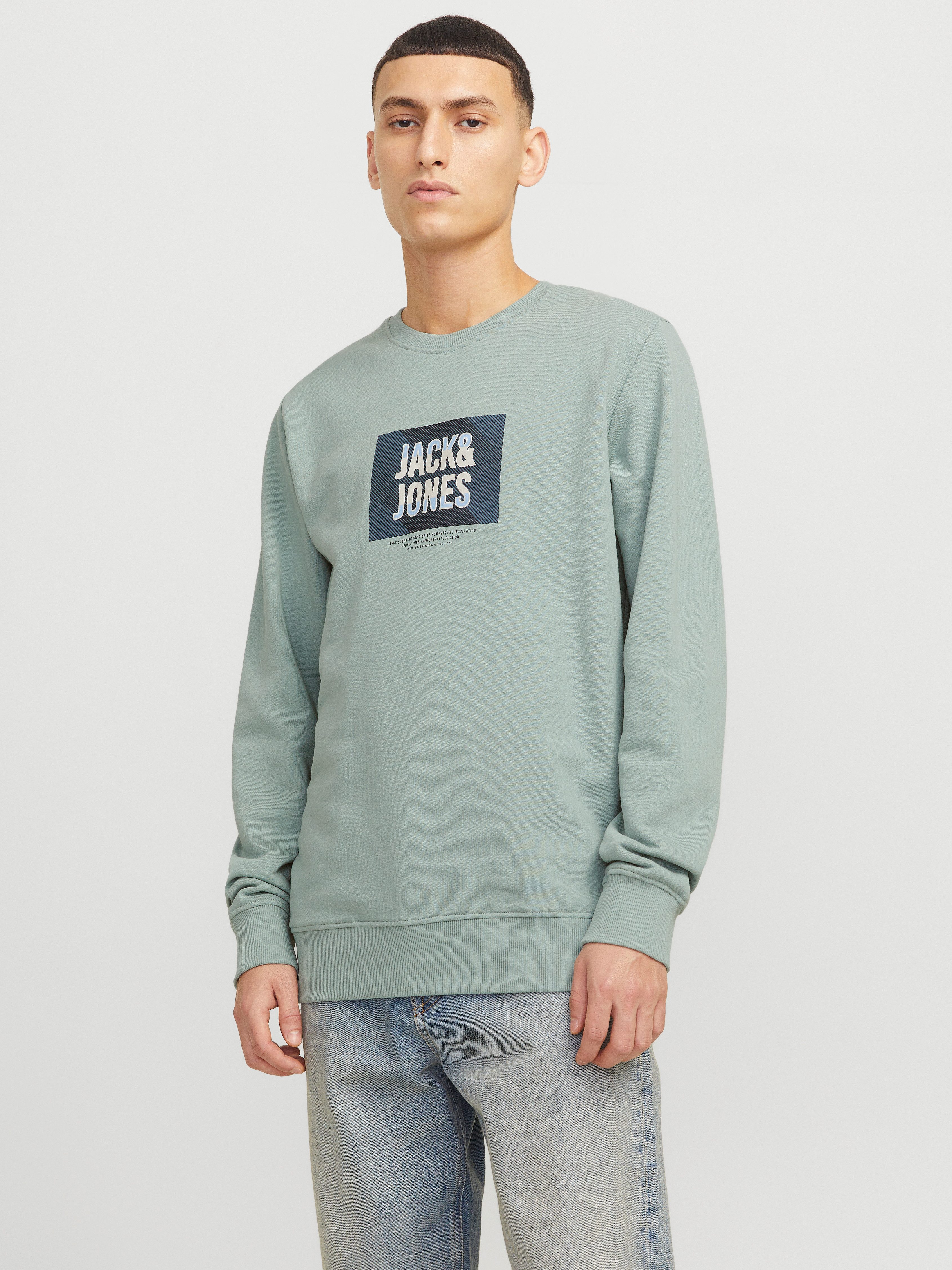 Jack & Jones Sweatshirt JJHUDSON SWEAT CREW NECK