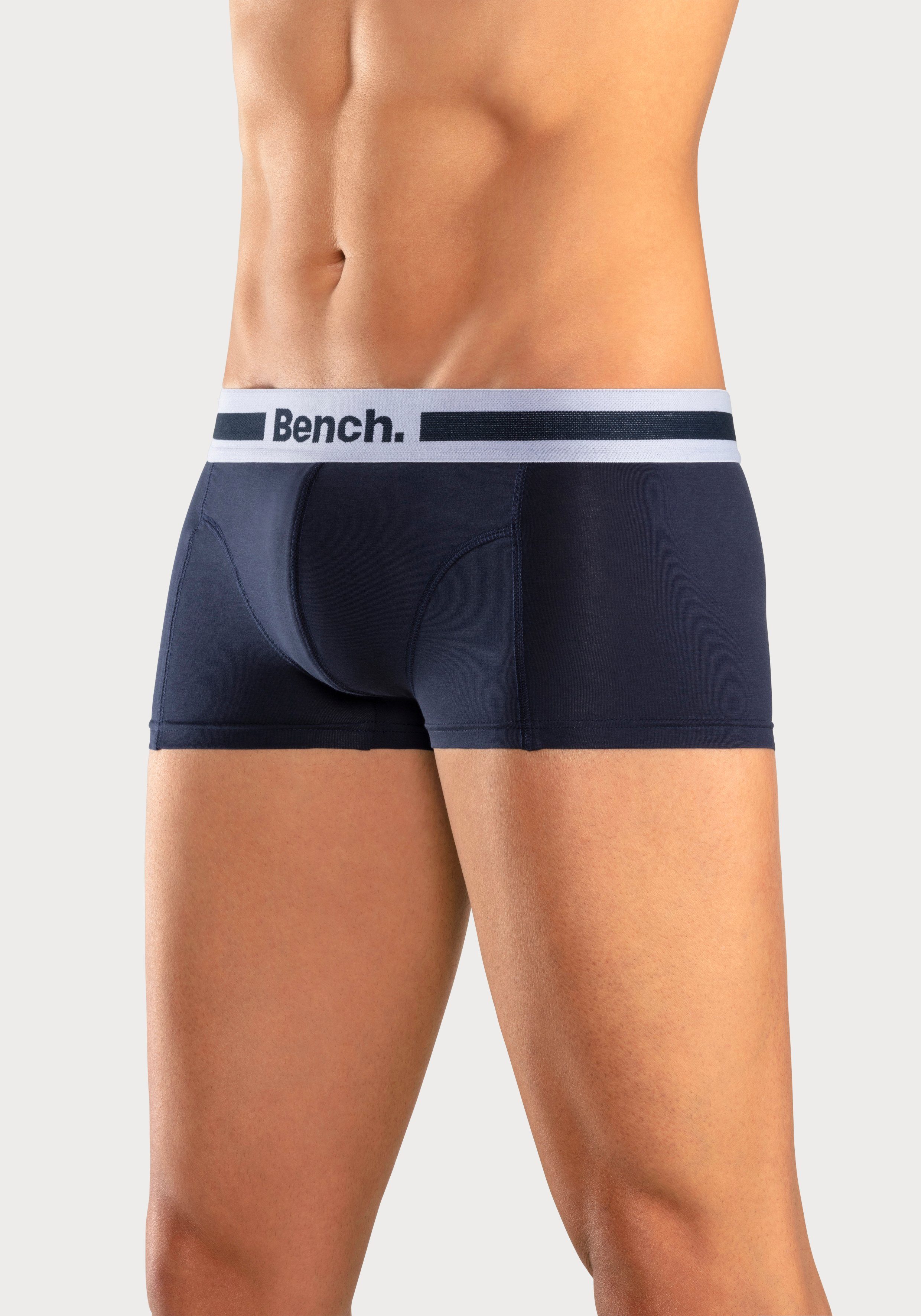 Bench. Hipster strak zittende boxershorts van katoenmix (set, 4 stuks)