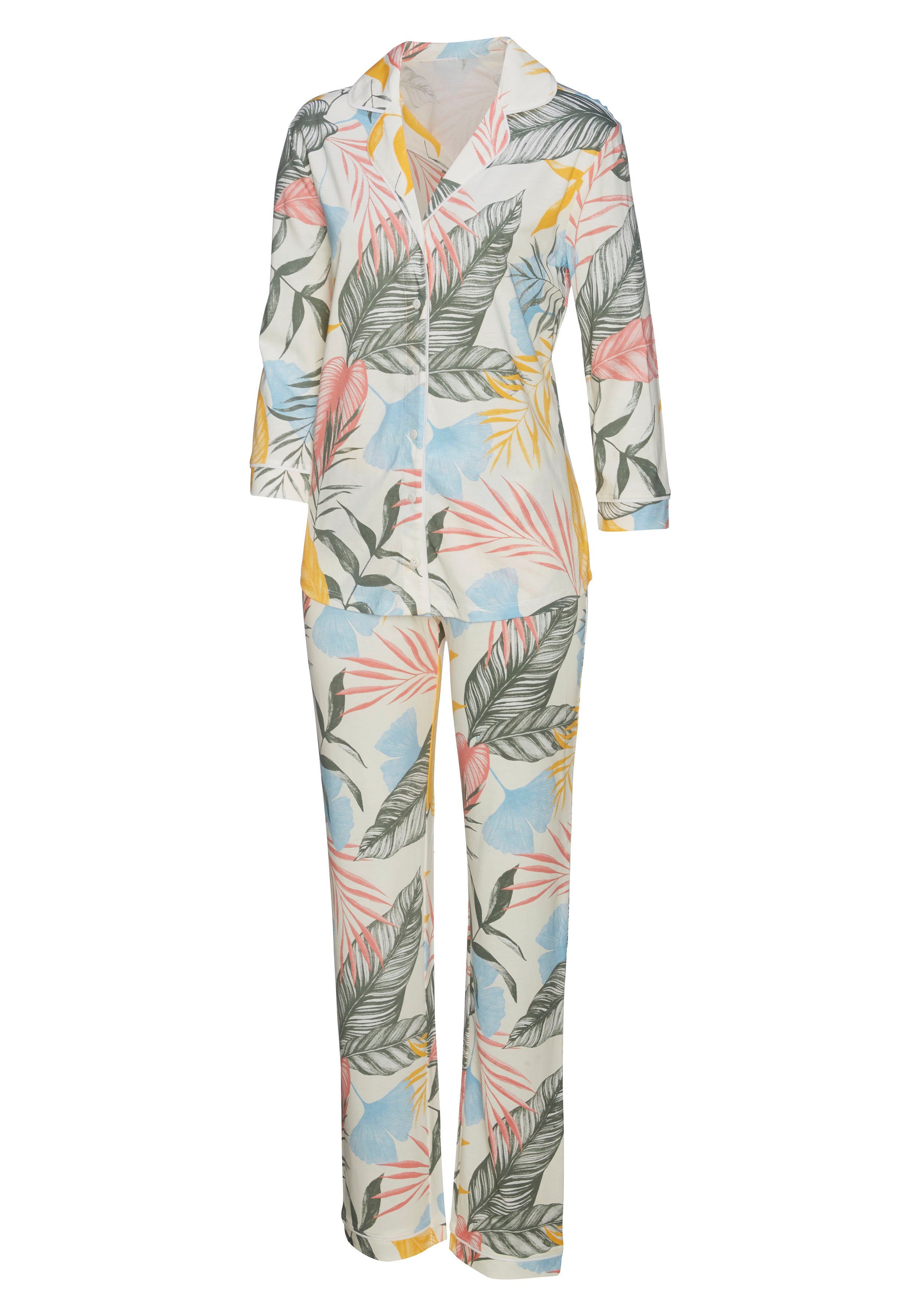 Vivance Dreams Pyjama met bloemenprint