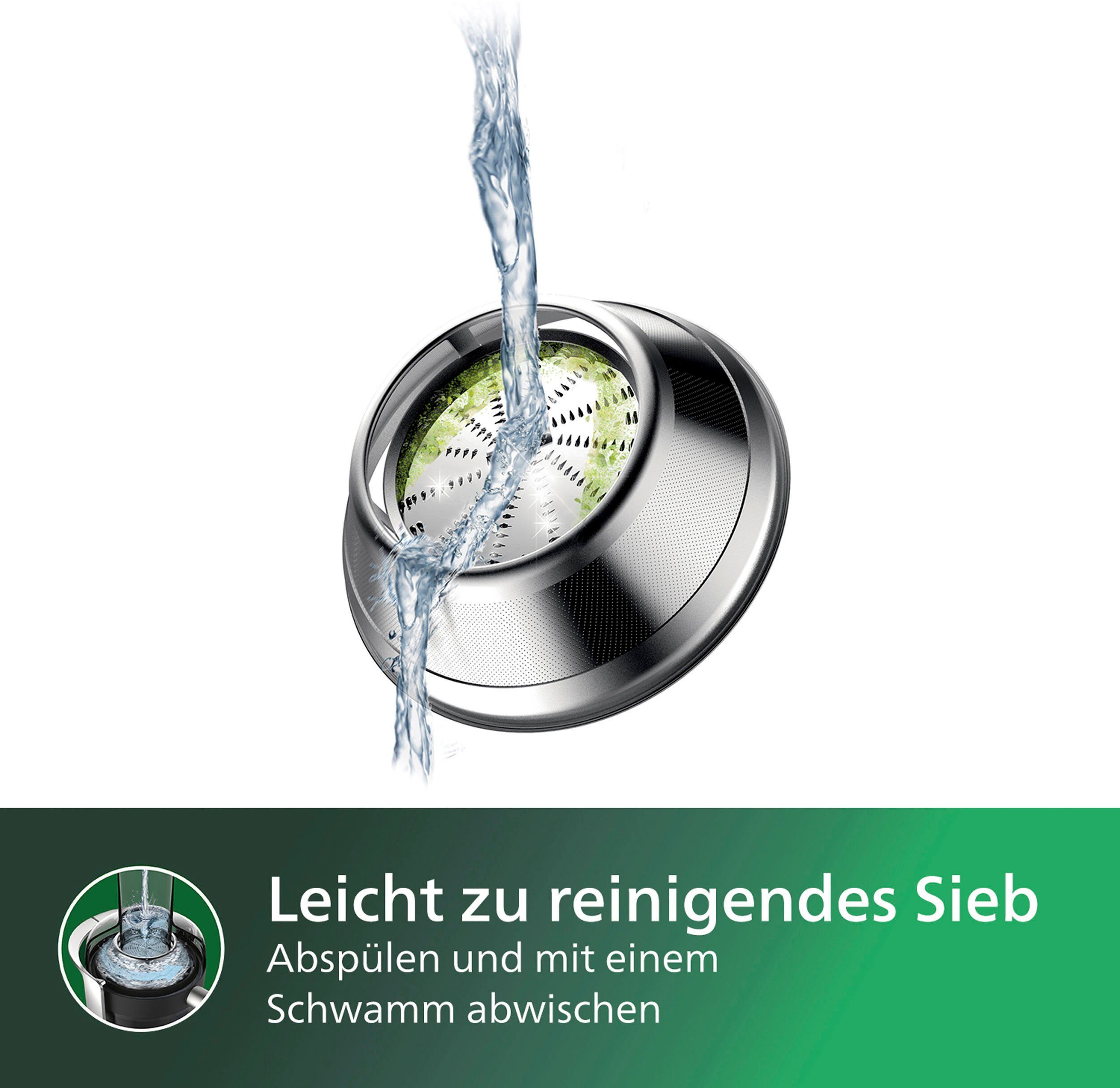 Philips Vruchtenpers HR1921/20 Avance met geotech vergiet, quickclean en voorspoelfunctie