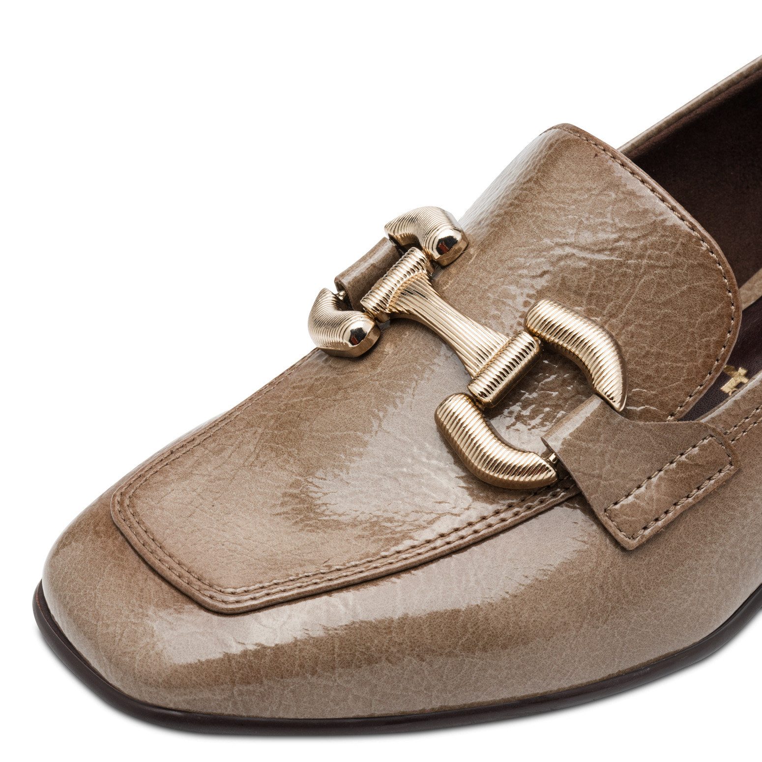 Tamaris Instappers hakken, pumps, lage schoen, instapschoen met modieuze decoratieve gesp