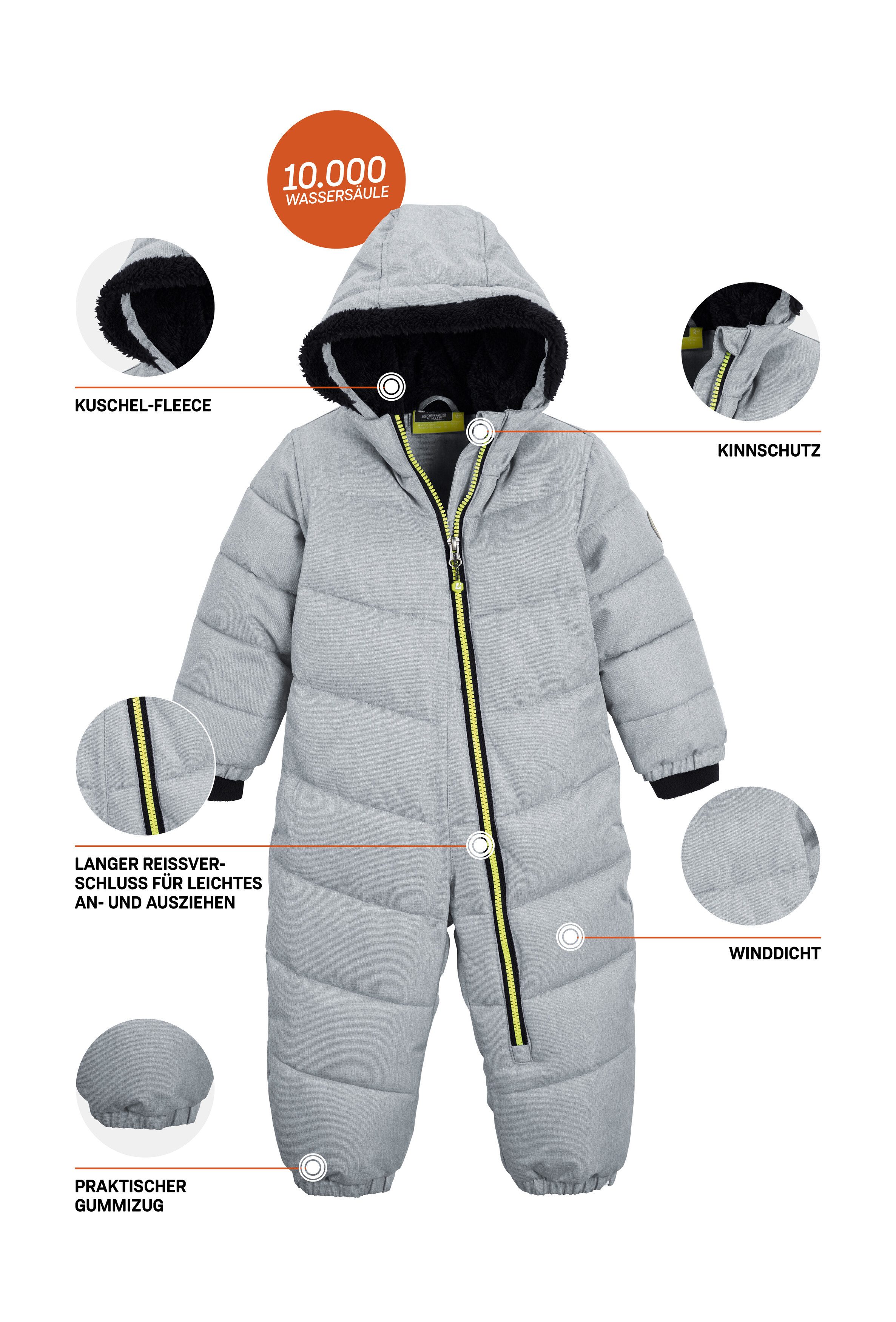 Killtec Ski-overall Karter Mini Sneeuwpak: waterafstotend, winddicht, warm, gemakkelijk aan te trekken