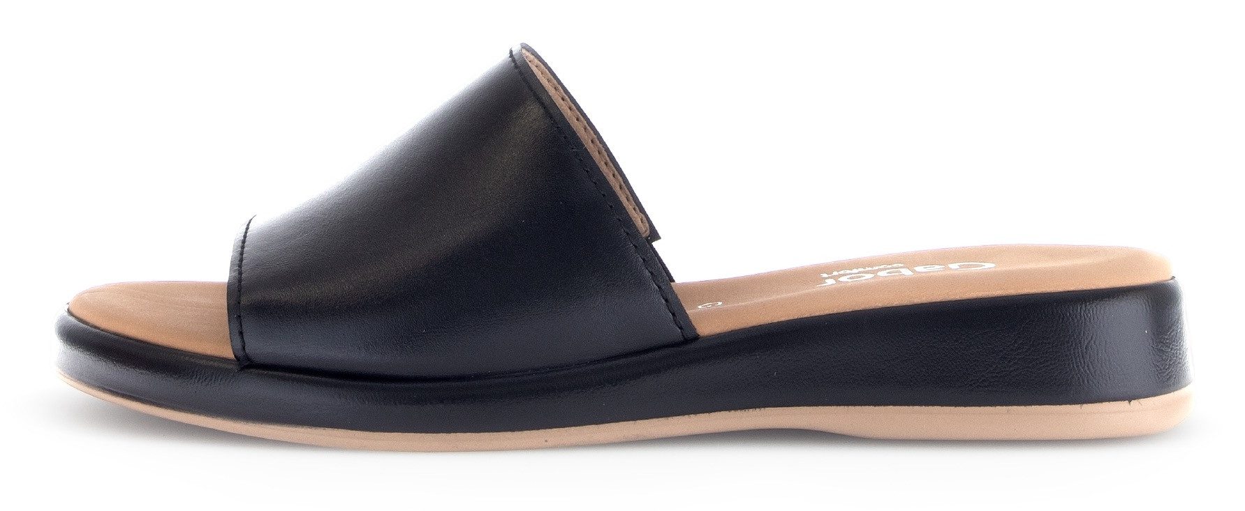 Gabor Slippers Rhodos , zomerschoen, comfortabele schoen, klein elastiek, breedte g (=breed)
