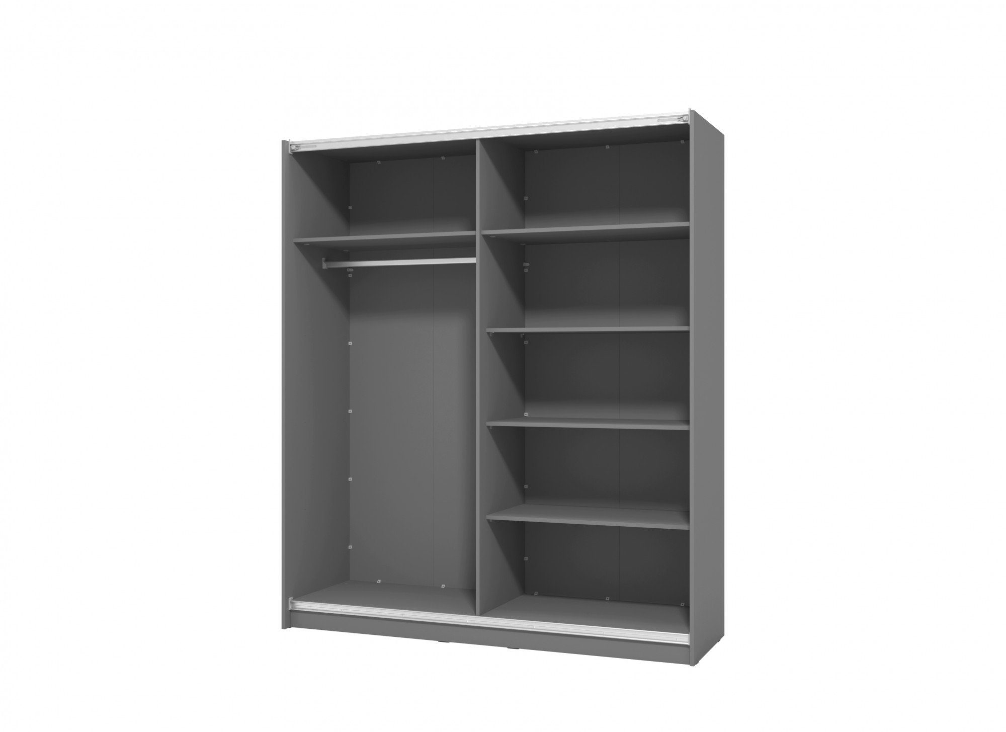 INOSIGN Zweefdeurkast Sierra kledingkast met spiegel linnenkast garderobe Topseller INCLUSIEF interne indeling, FSC®-gecertificeerd, OTTOs Choice