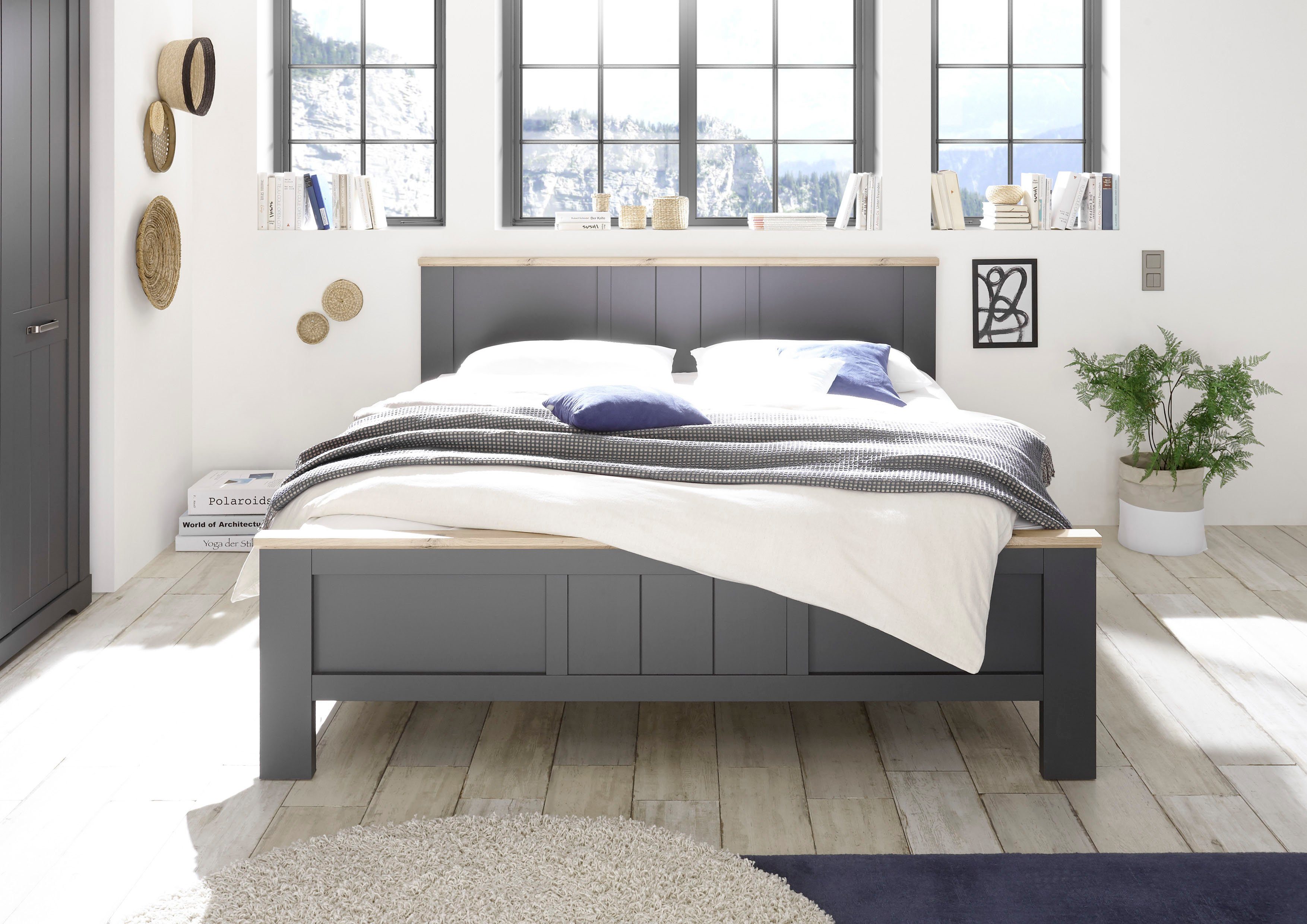 Schlafkontor Bedframe Elastir in landelijke stijl