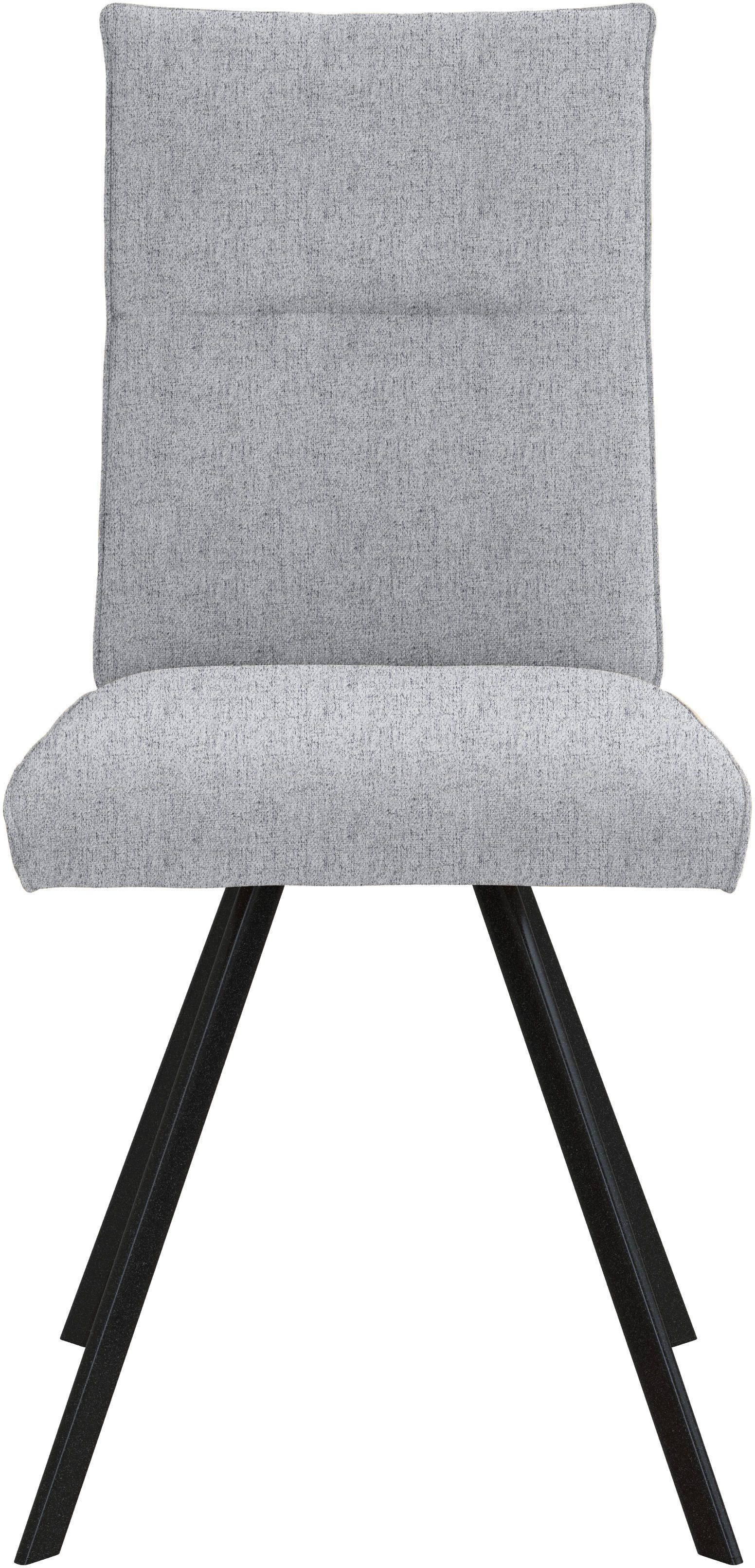 Home affaire Stoel met 4 poten Sava Metalen frame (set, 2 stuks)