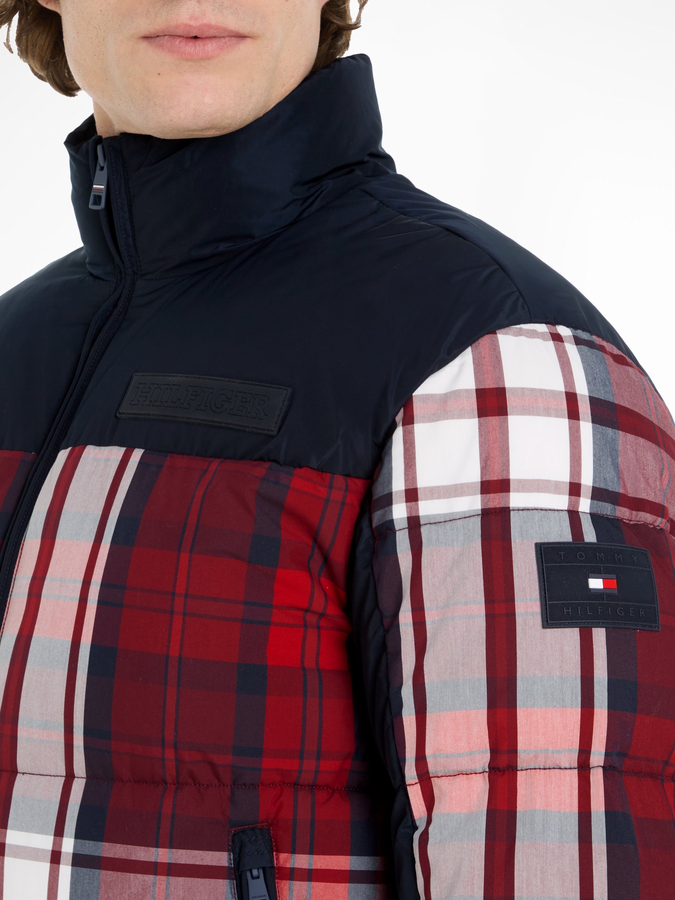 Tommy Hilfiger Gewatteerde jas EW YORK CHECK PUFFER JACKET,