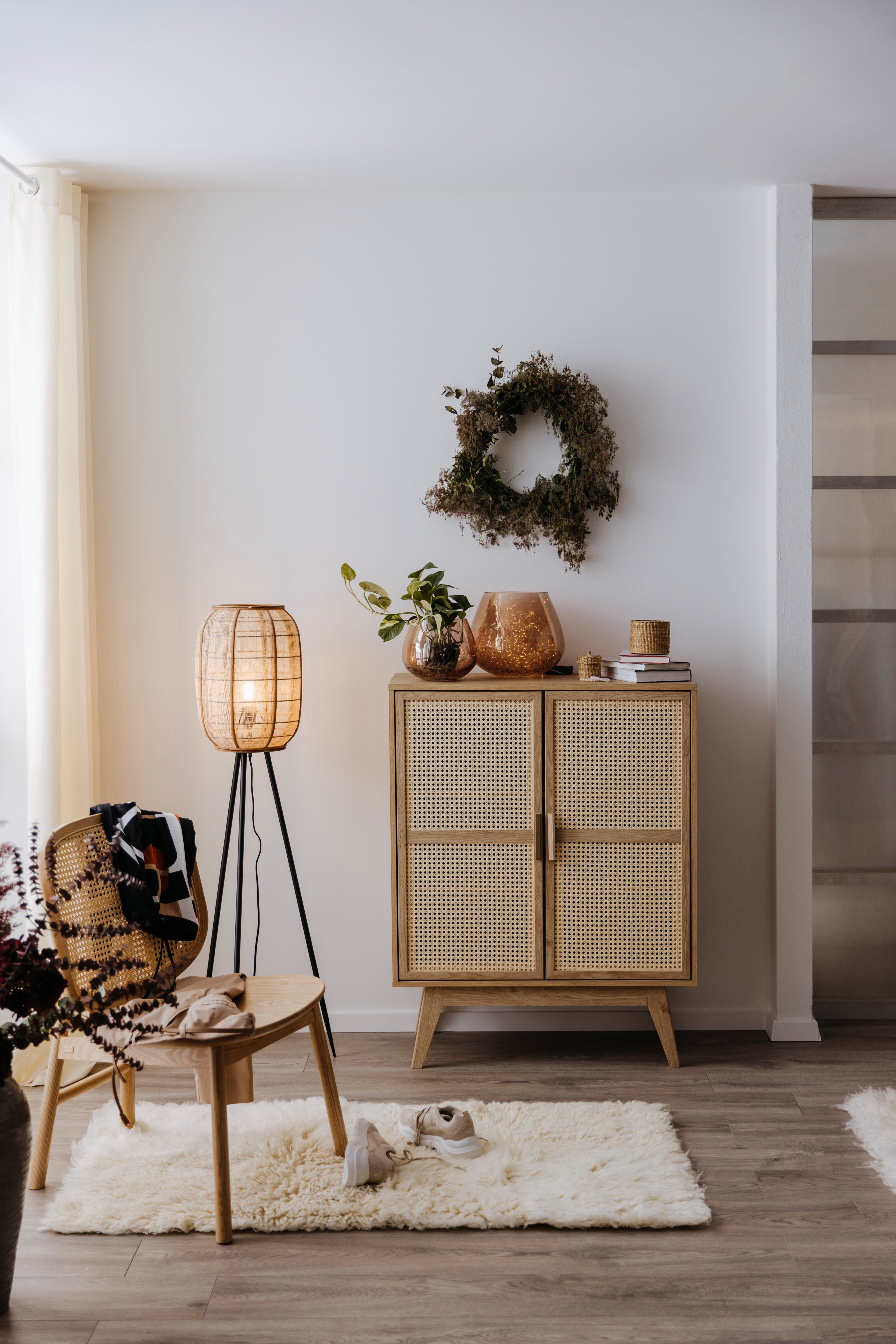 Home affaire Kast Bridget Commode, vaste en verstelbare planken, breedte 87cm, hoogte 110cm