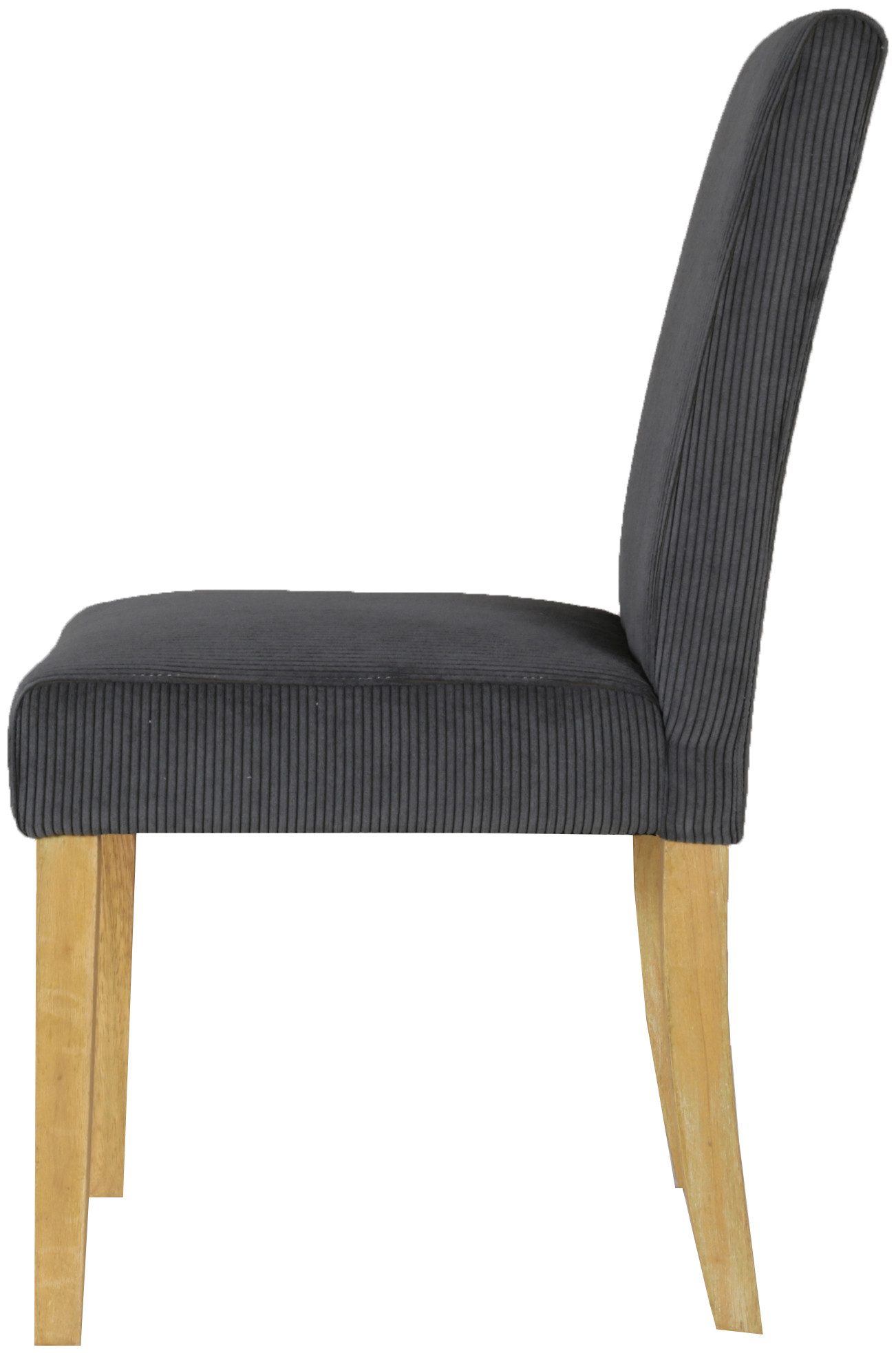 Home affaire Eetkamerstoel Winikon, TOPSELLER!, OTTOs Choice Massief houten frame, moderne cordstof, comfortabel gepolsterd (set)