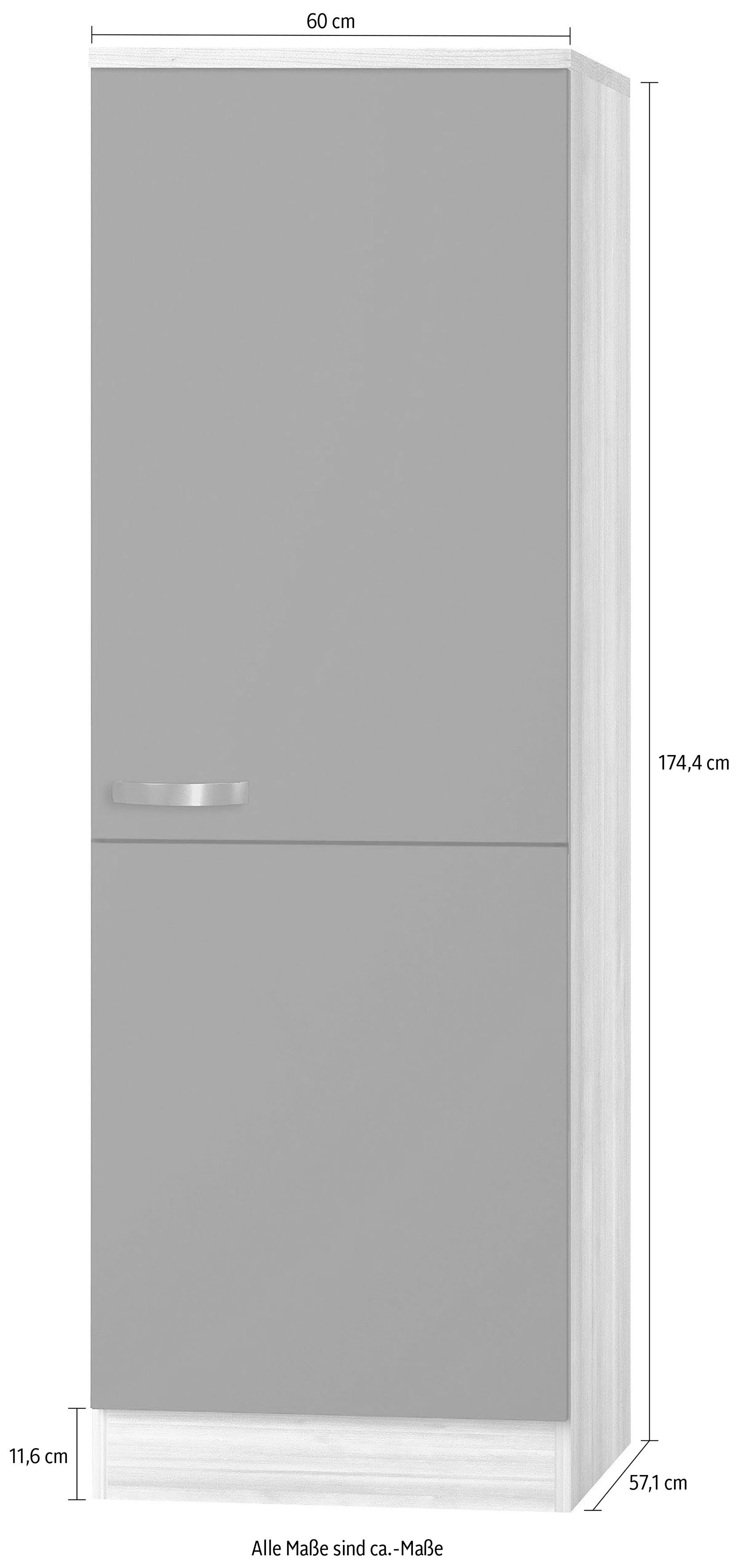 OPTIFIT Hoge kast Faro , met metalen greep, breedte 60 cm