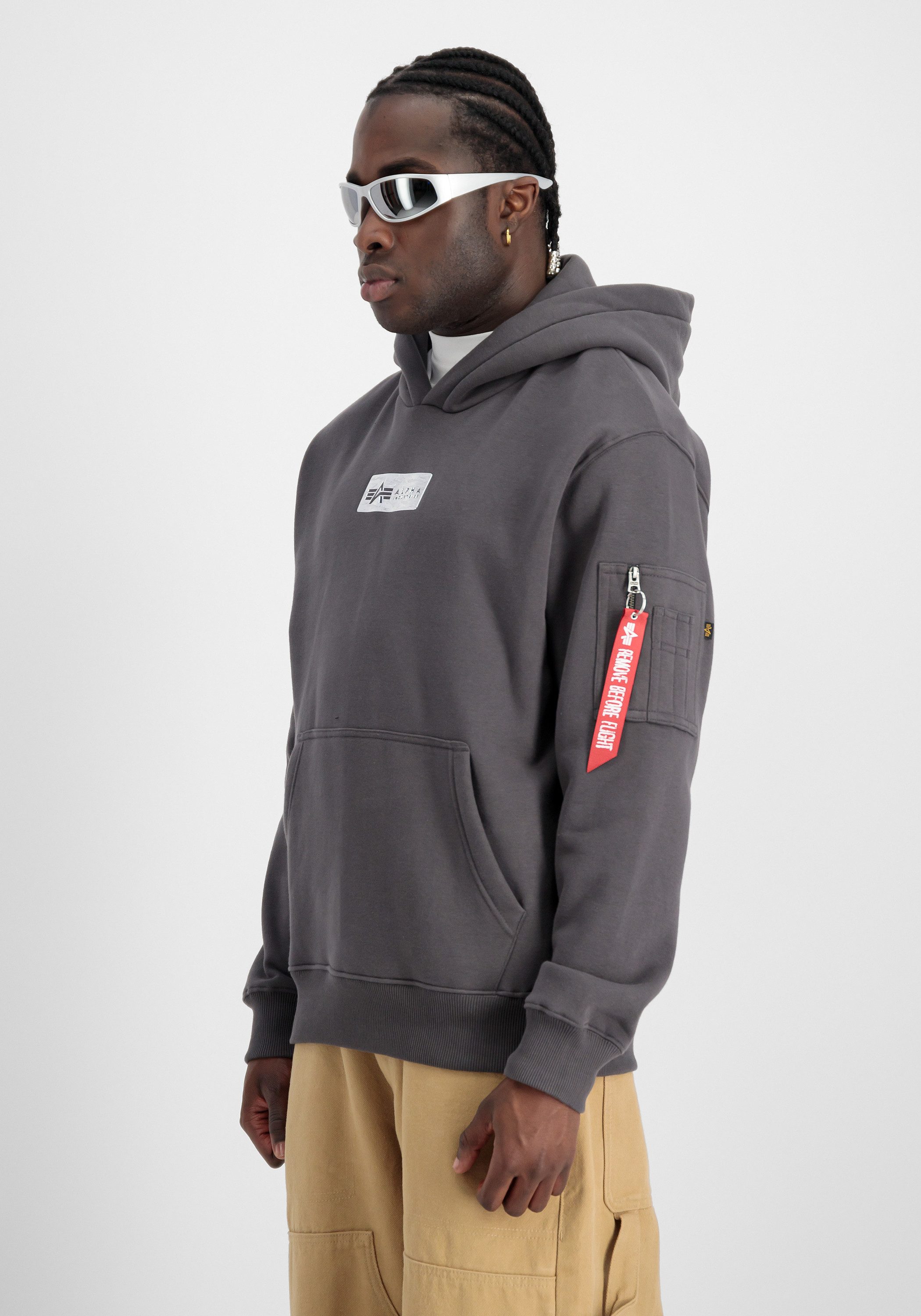 Alpha Industries Hoodie Alpha Industries Men - Hoodies Metal Plate Hoodie