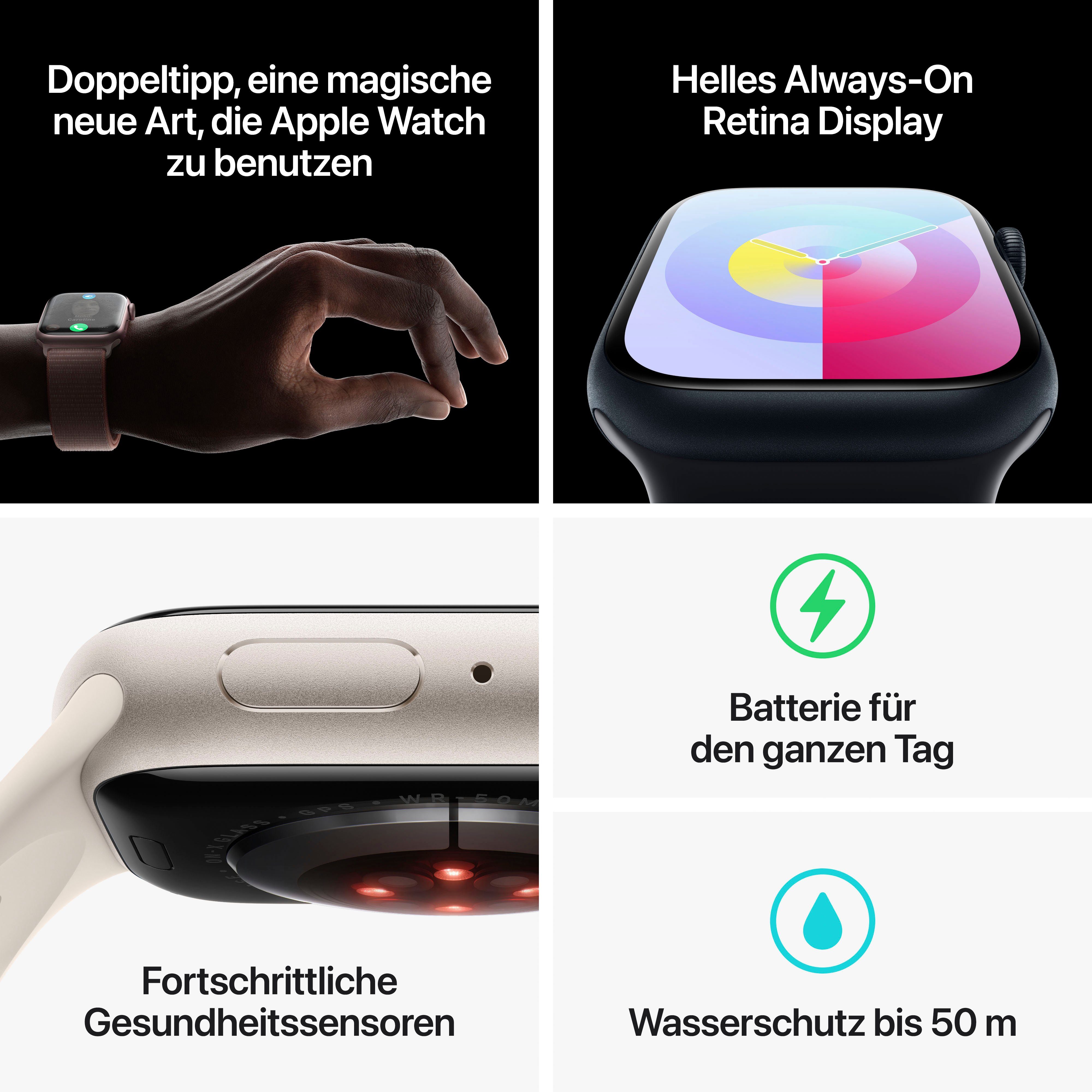 Apple Smartwatch Watch Series 9 Aluminium