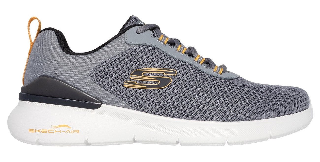 Skechers Sneakers met sleehak SKECH-AIR DYNAMIGHT 2.0-DURRON vrijetijdsschoen, lage schoen, veterschoen in vegan uitvoering