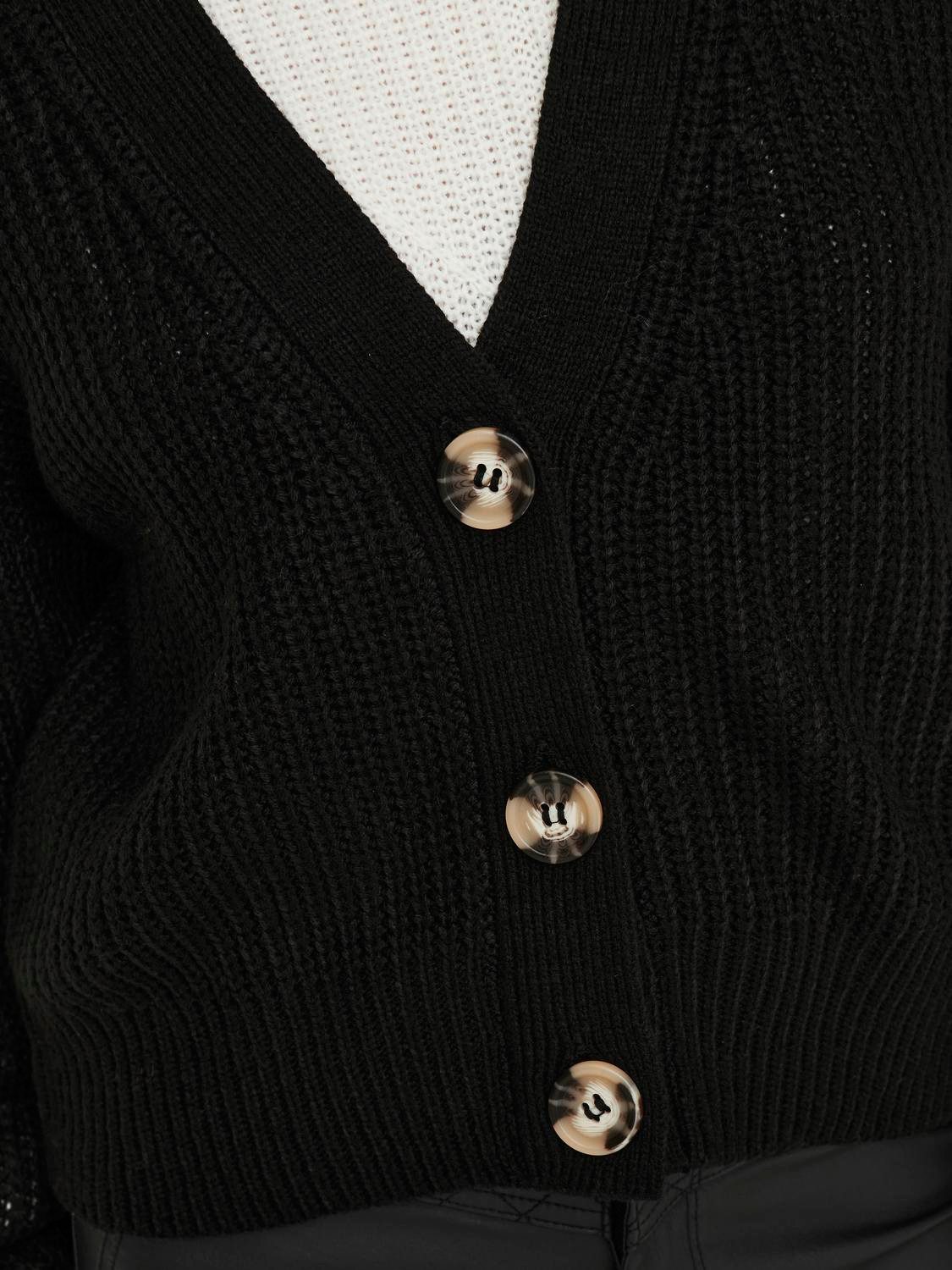 JDY Vest JDYJUSTY L/S SHORT CARDIGAN KNT NOOS