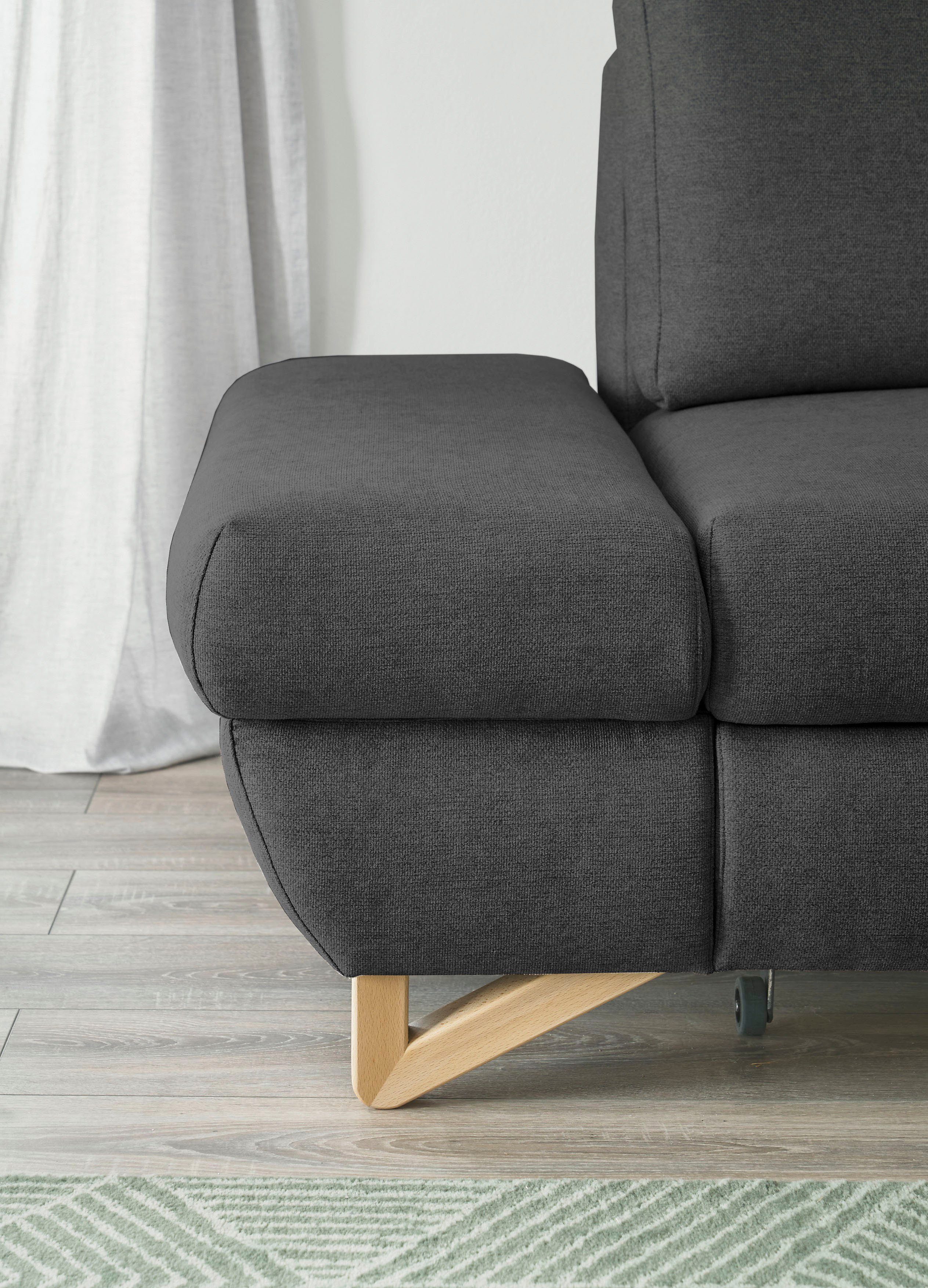 INOSIGN Slaapbank City/Giron comfortabele slaapbank (ligoppervlak 245 x 138 cm) en bedlade
