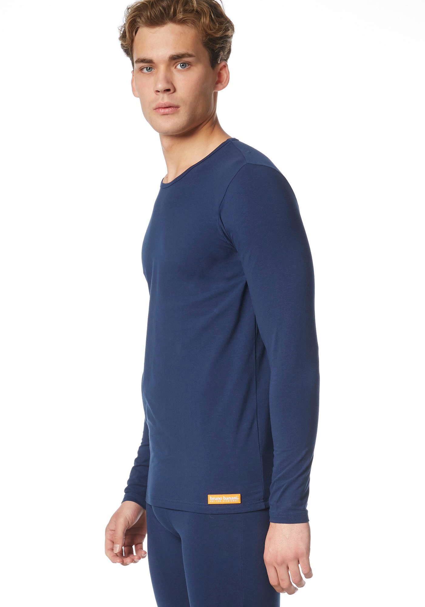 Bruno Banani Hemd Warm Up met contrasterend merklabel (set)