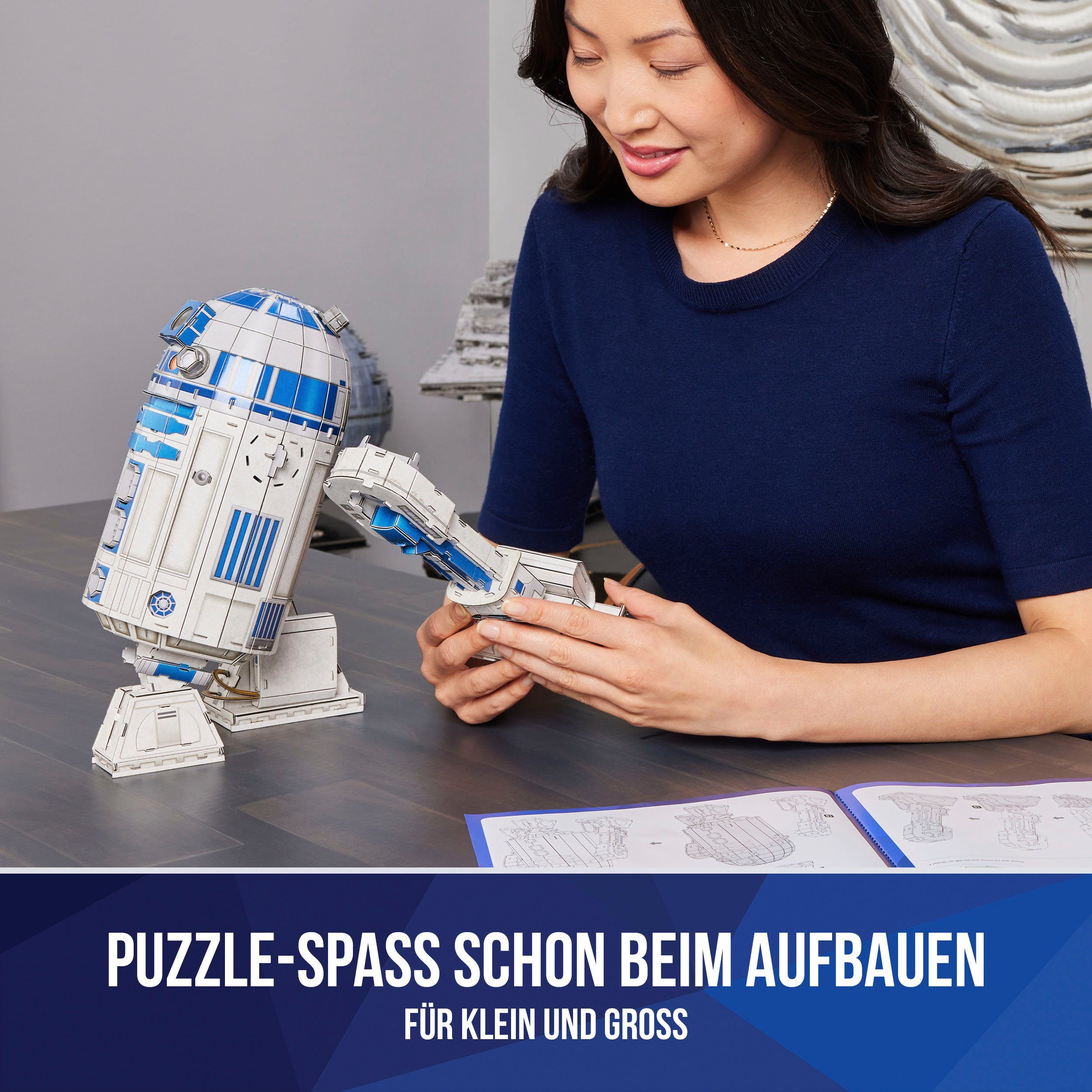 Spin Master 3D-puzzel 4D Build - Star Wars - R2-D2 robot